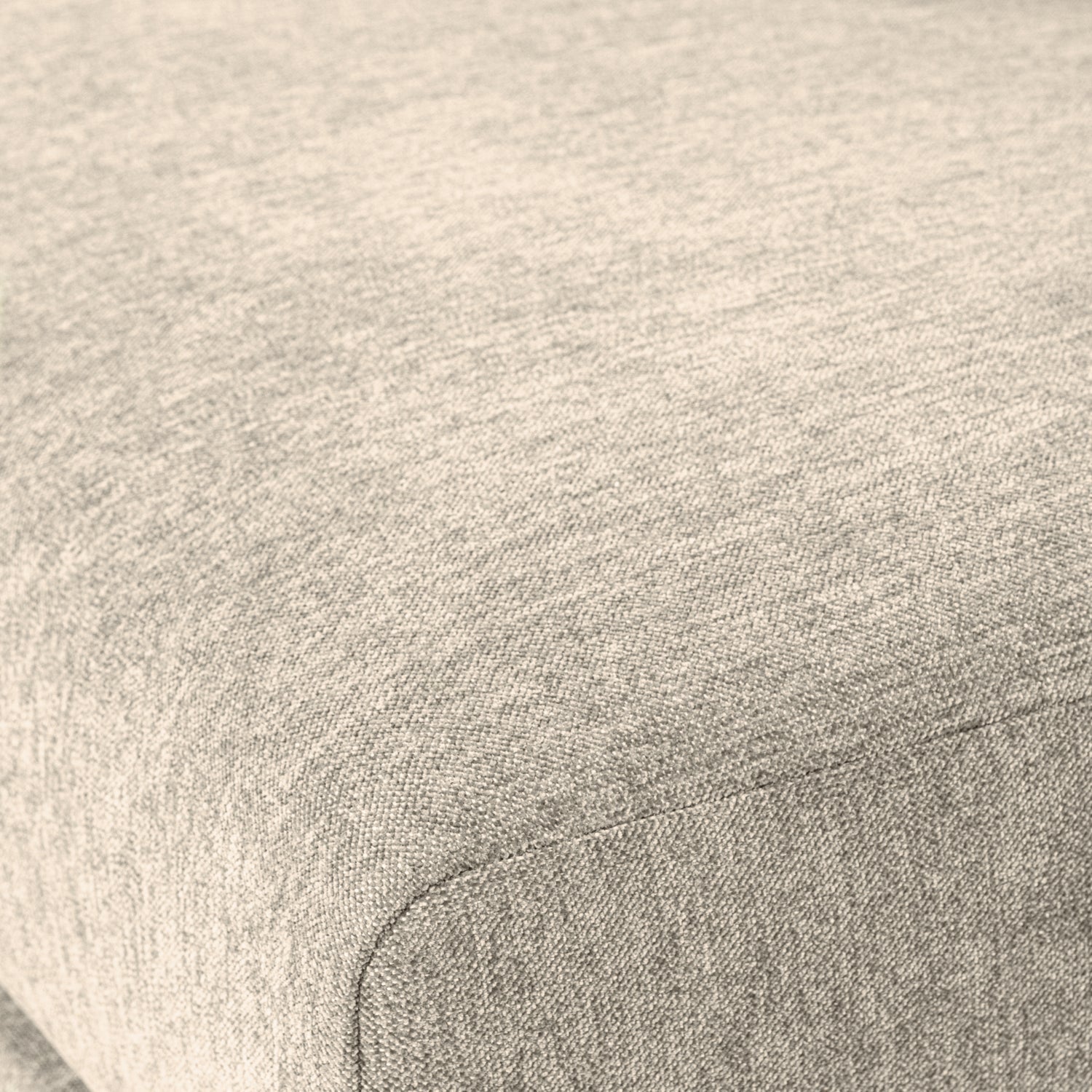 Left-facing chaise longue COUPLE sand