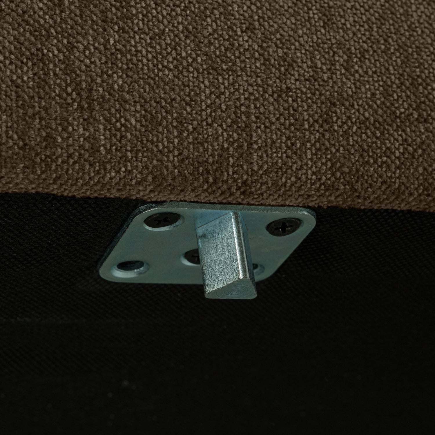 Left-facing chaise longue COUPLE chocolate