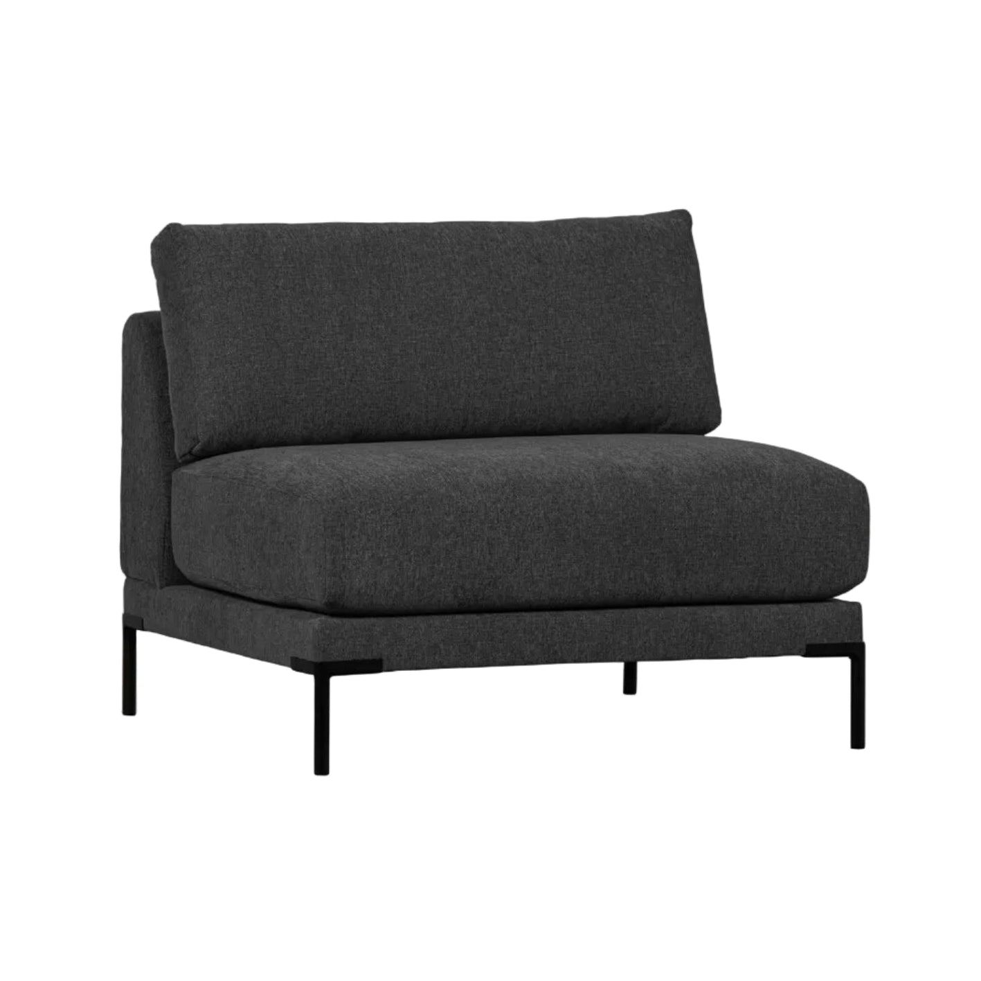 Křeslo / modul COUPLE antracitové