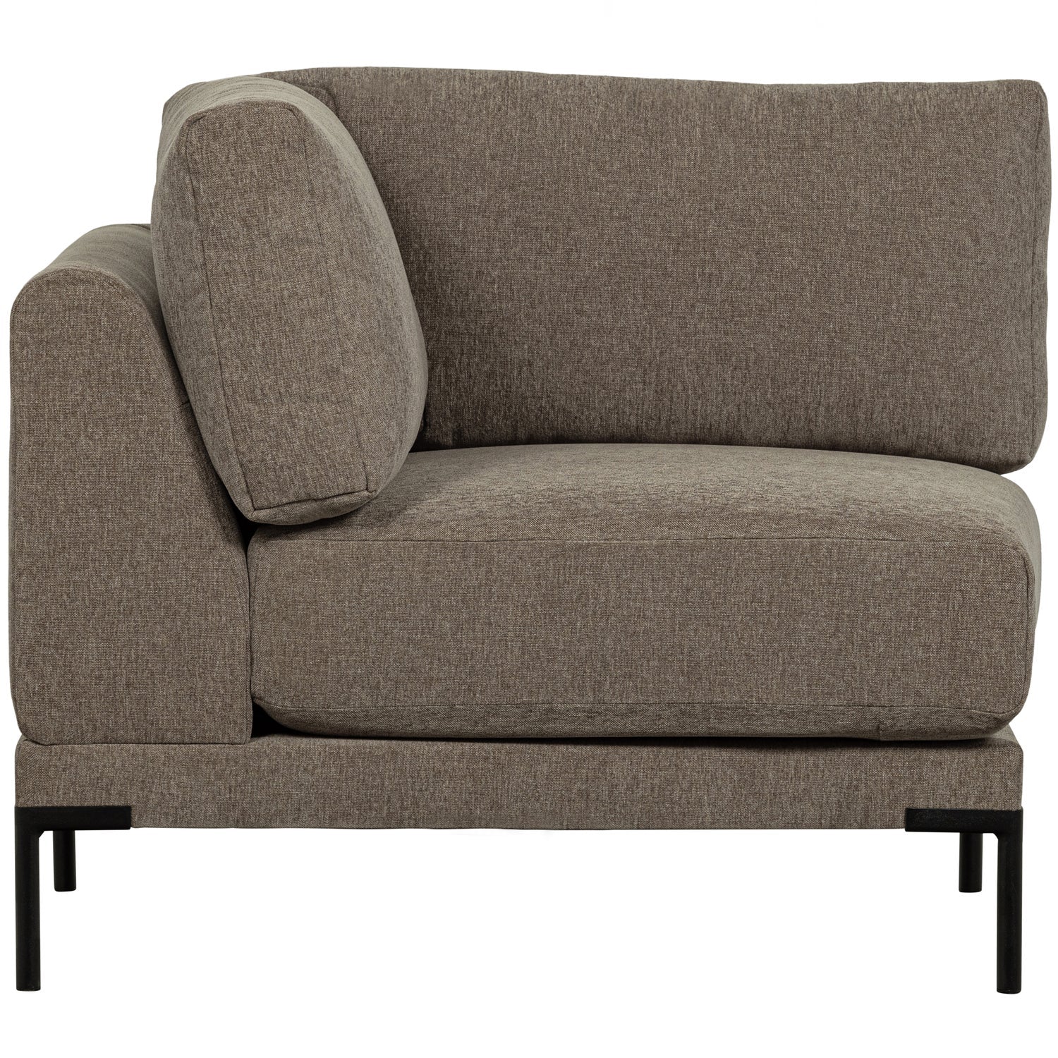 Pohovka COUPLE - rohový modul taupe