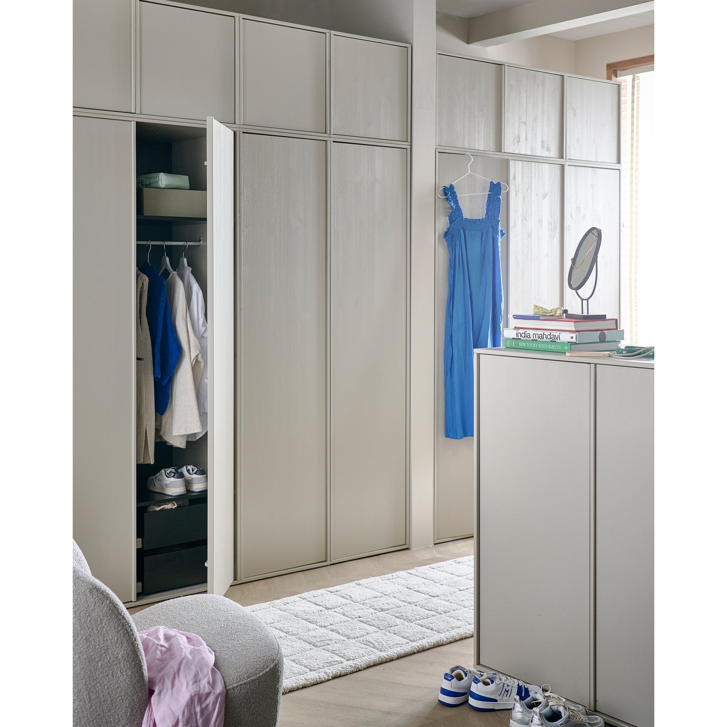 2-Door Cabinet DAILY Gray Beige