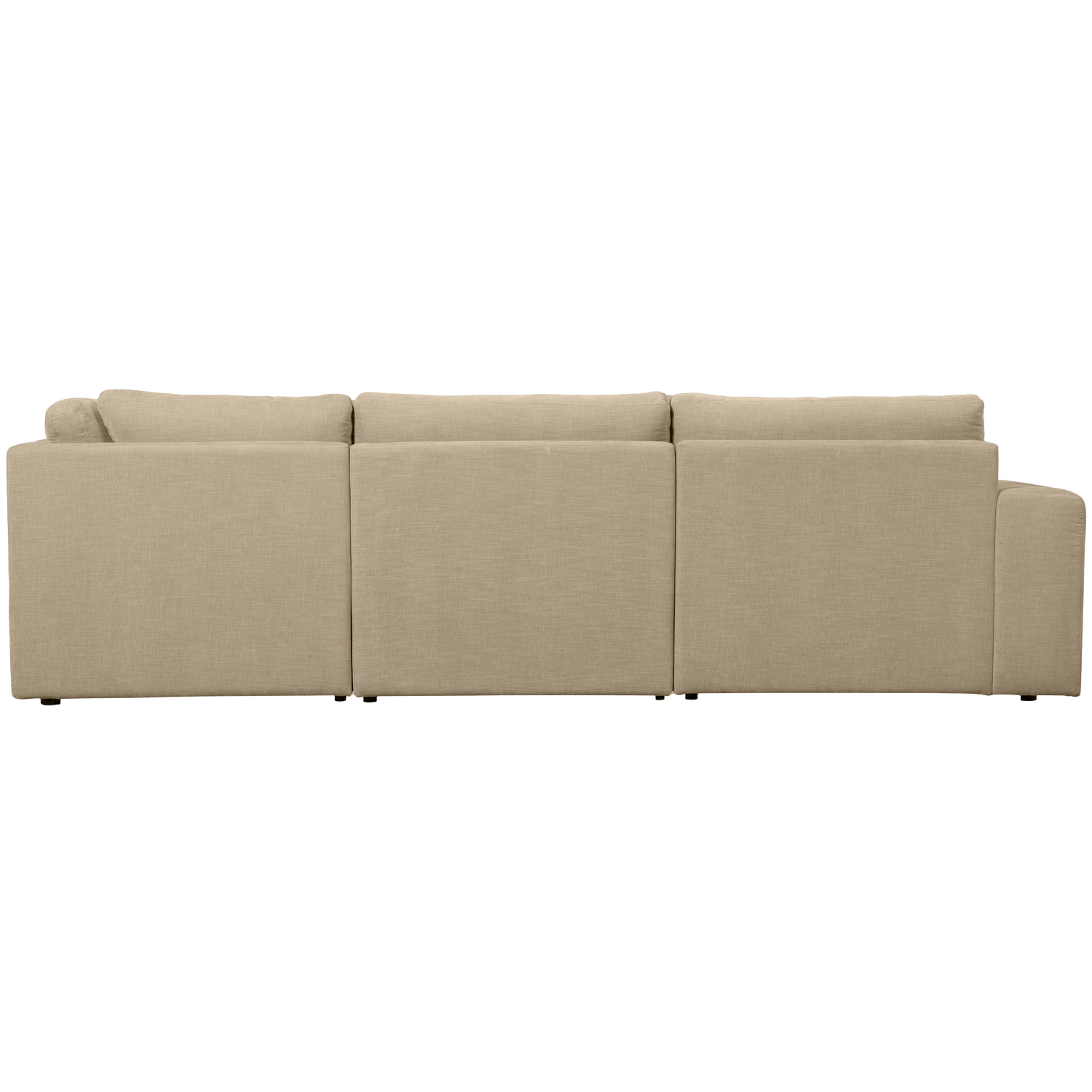Right-facing FAMILY corner sofa in sand