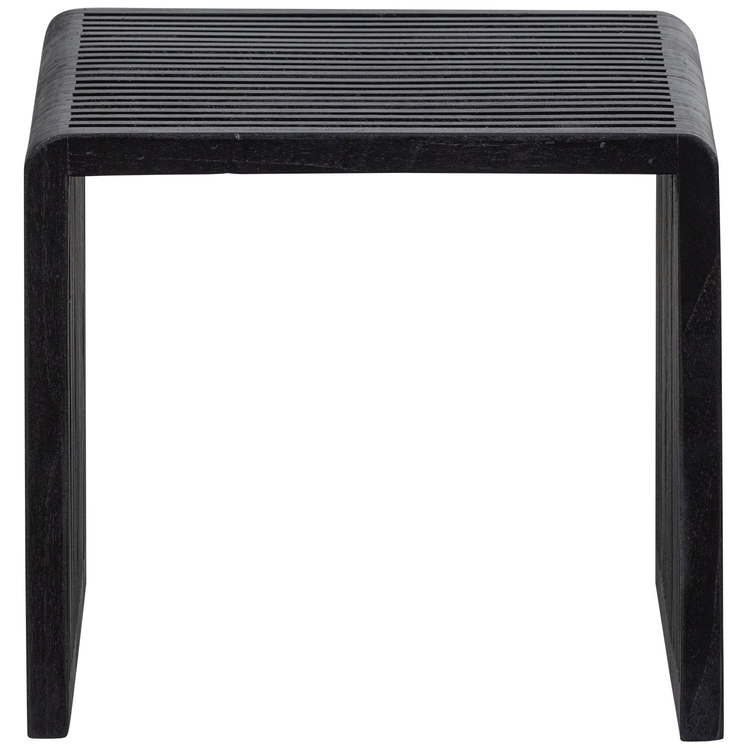 Willa table set black recycled wood