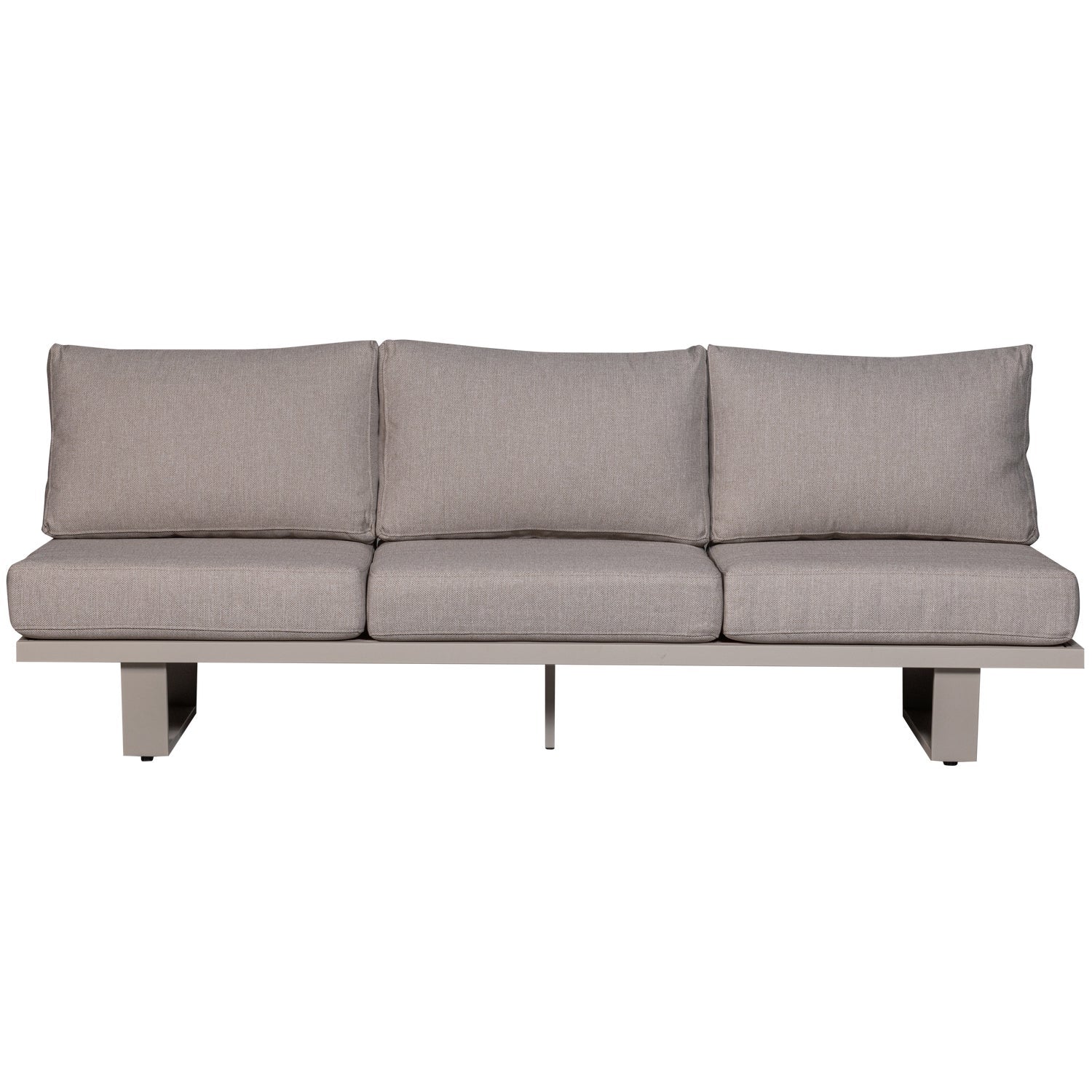 3-Seater Garden Sofa BEAR Sand Gray