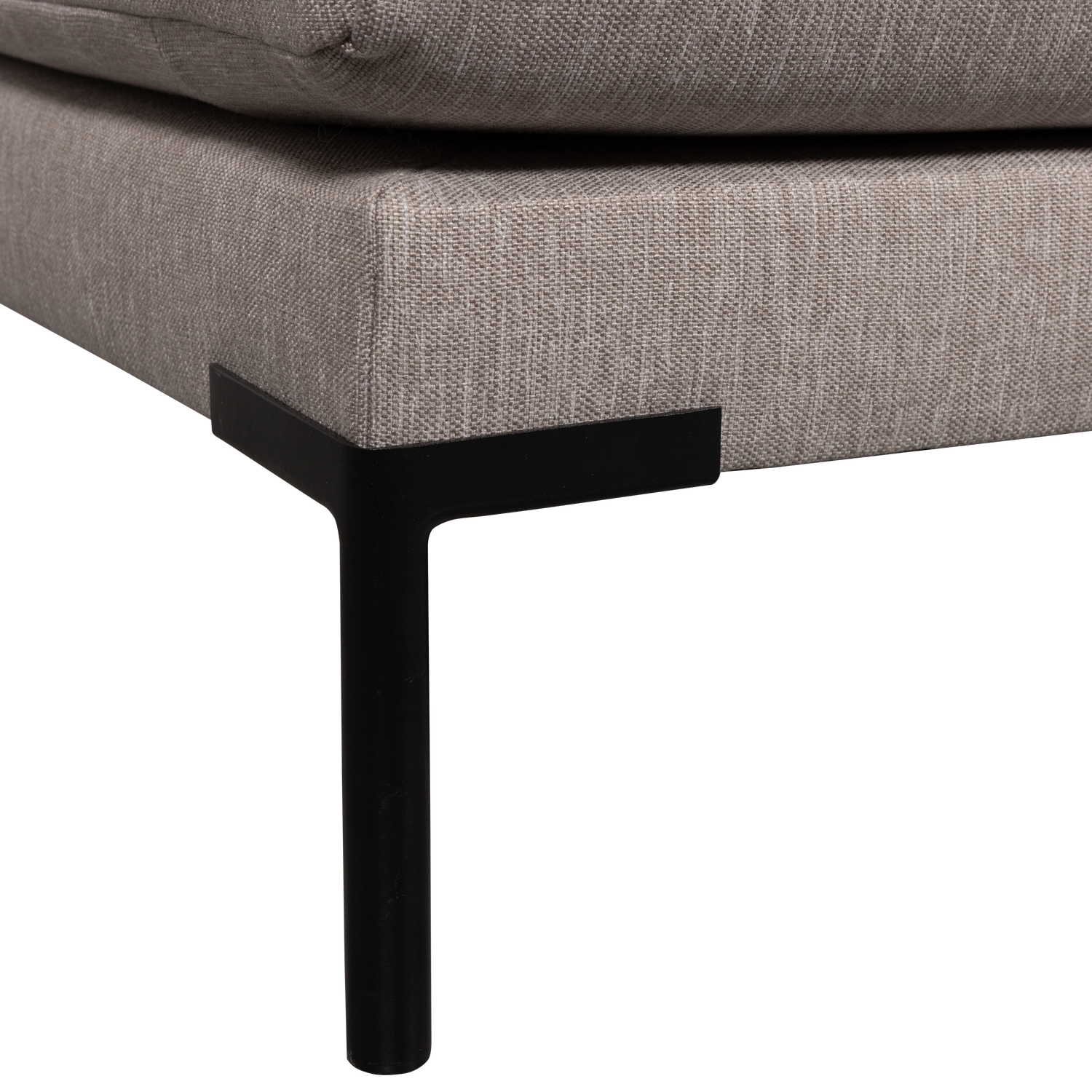 Left-facing Szezlong COUPLE DINING BENCH taupe