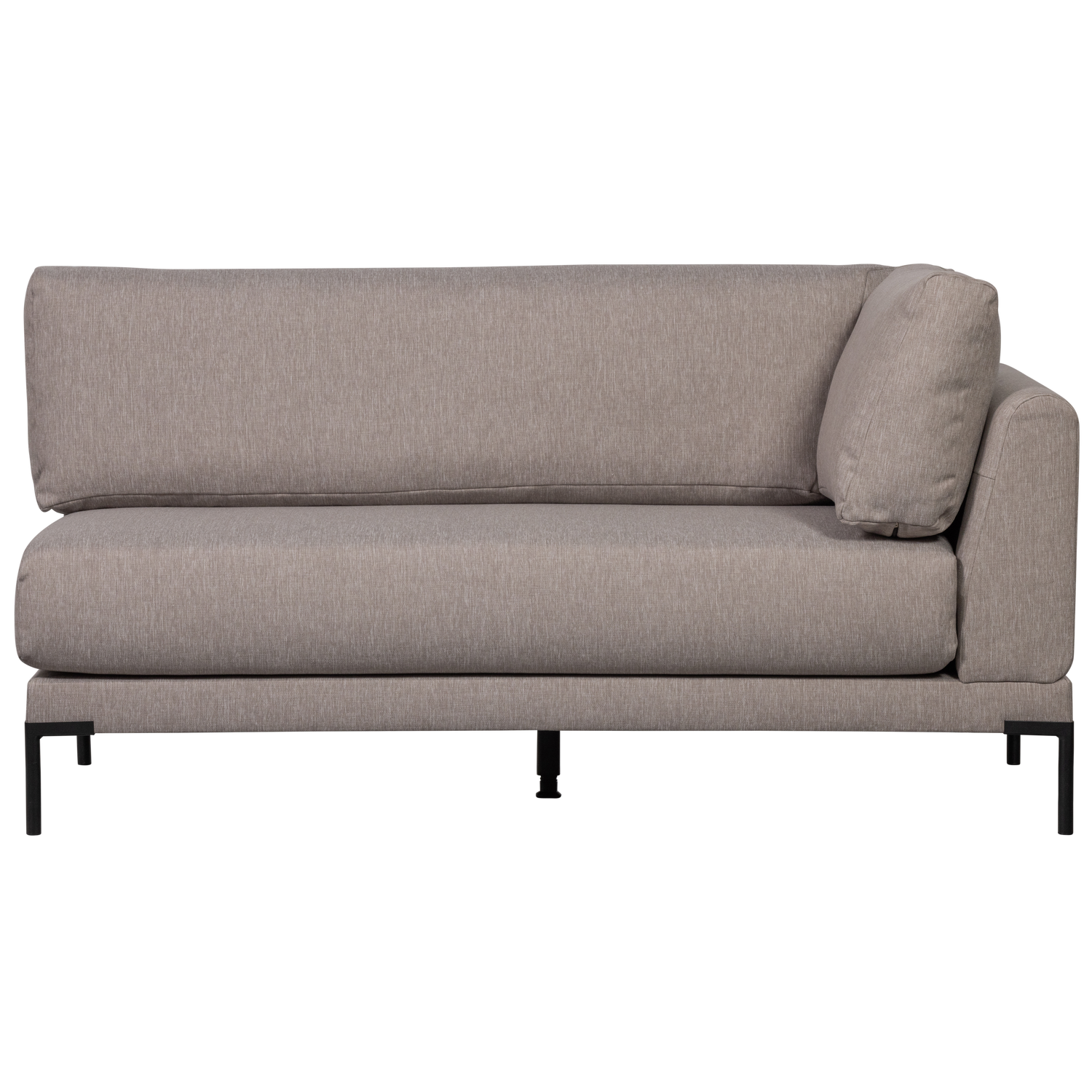 Left-facing Szezlong COUPLE DINING BENCH taupe