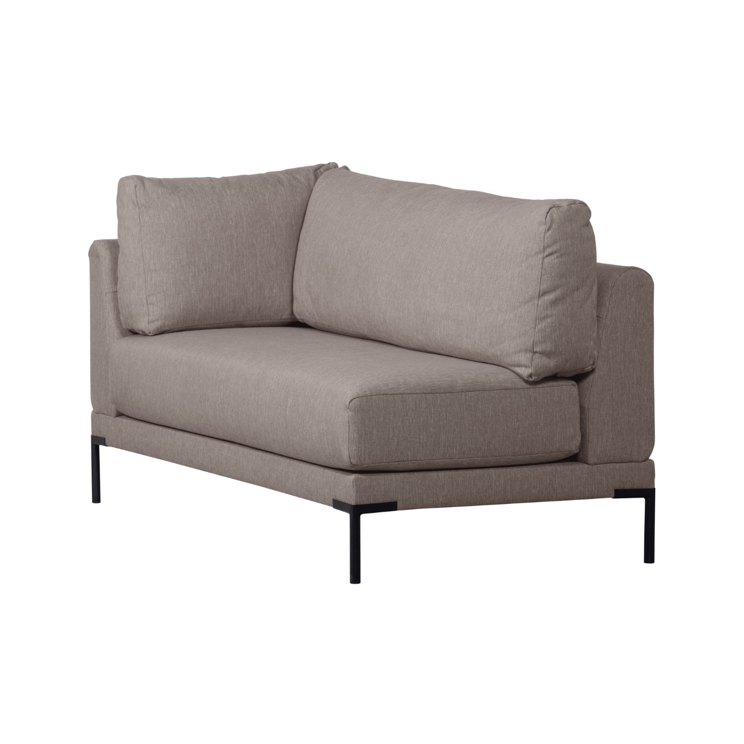 Szezlong pravostranný COUPLE DINING BENCH taupe