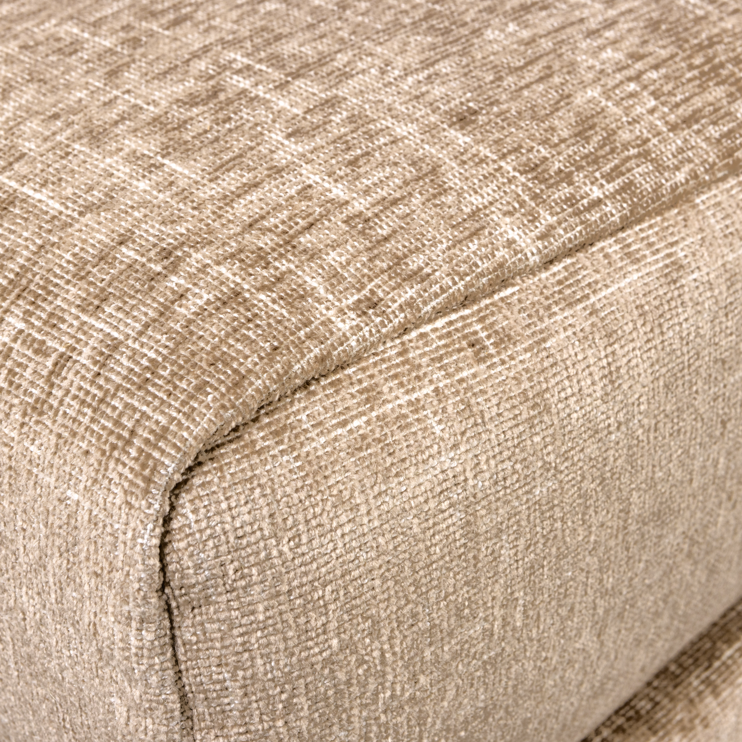 Right-facing chaise longue COUPLE buttery mélange