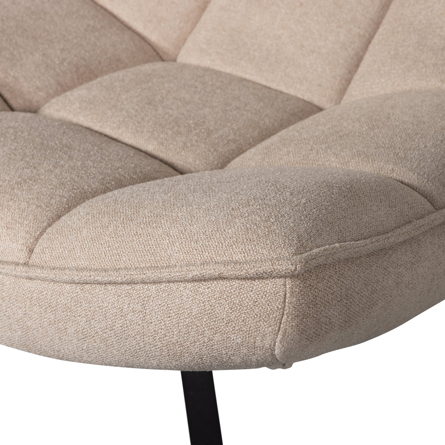 Maudi beige rotary armchair