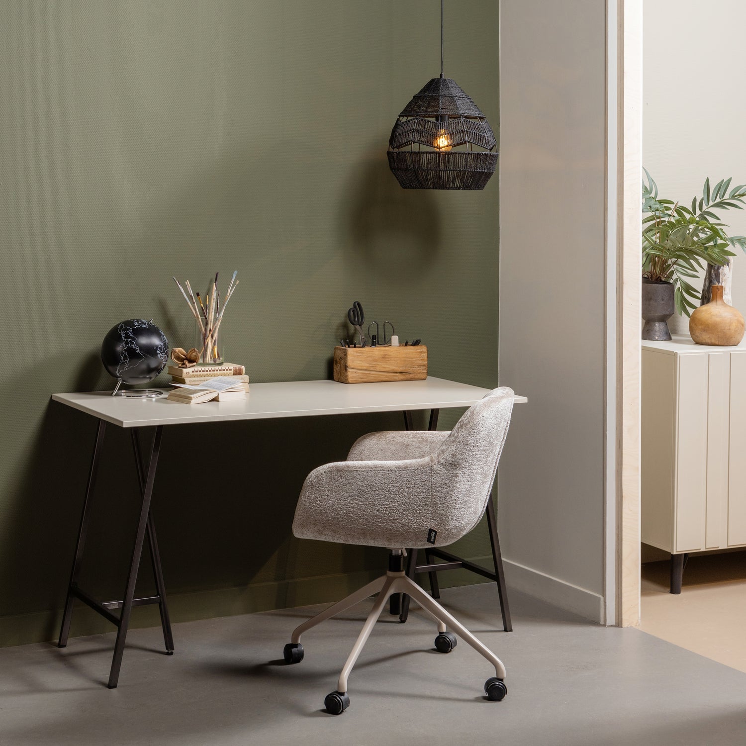 Kancelářská židle MORROS béžová