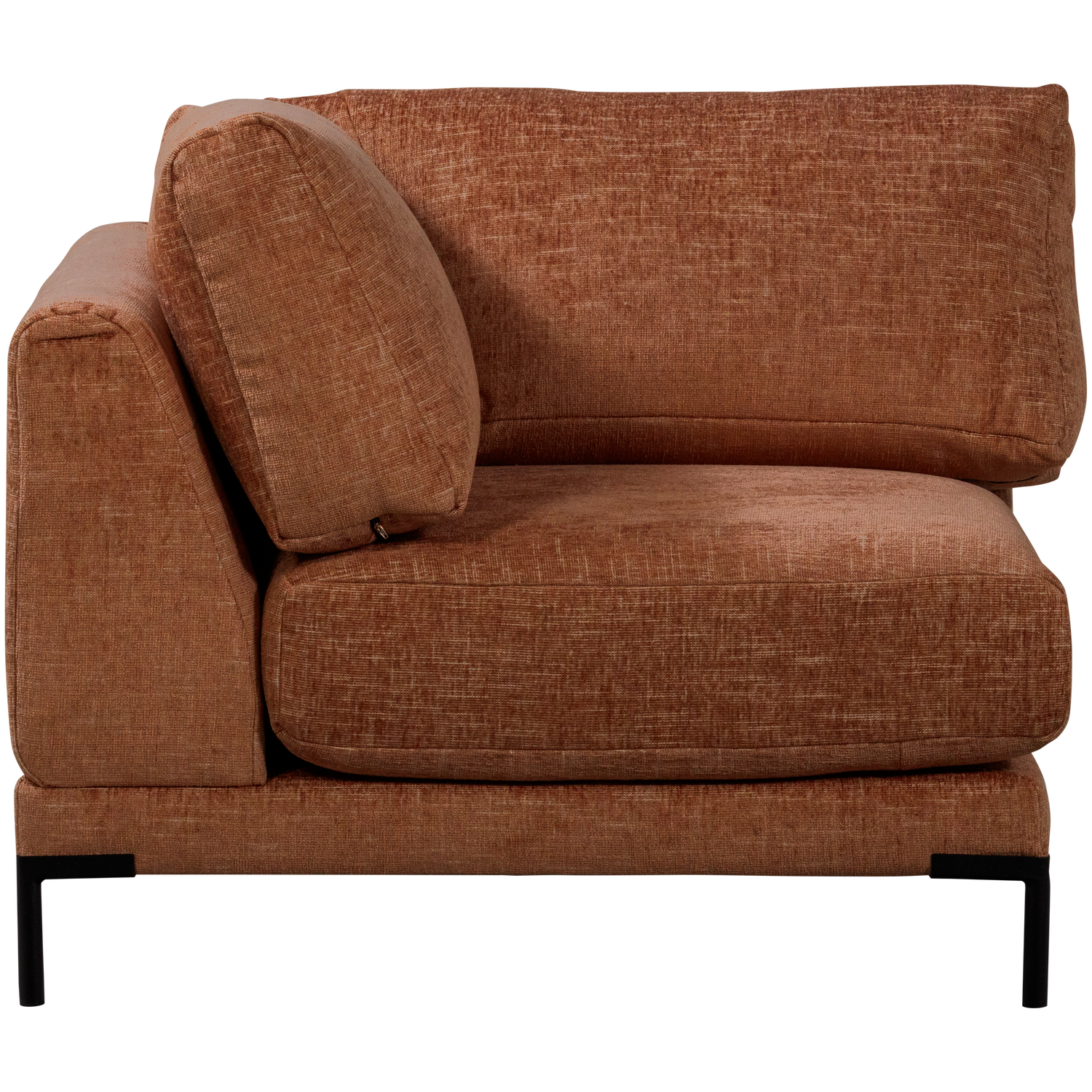 Sofa COUPLE - rohový modul rdzavý melange