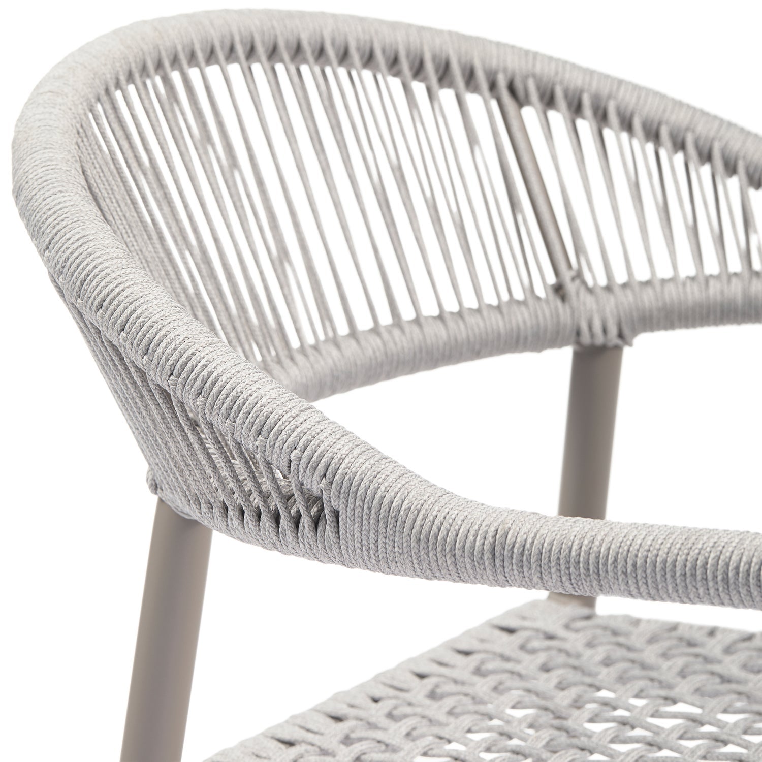 Sada zahradních židlí YELLOW světle šedá