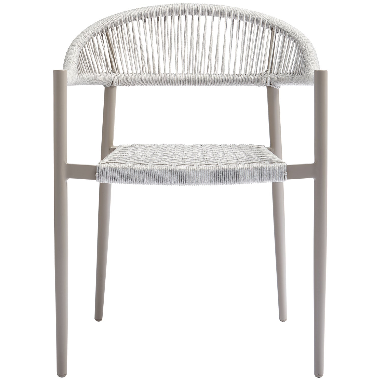 Sada zahradních židlí YELLOW světle šedá