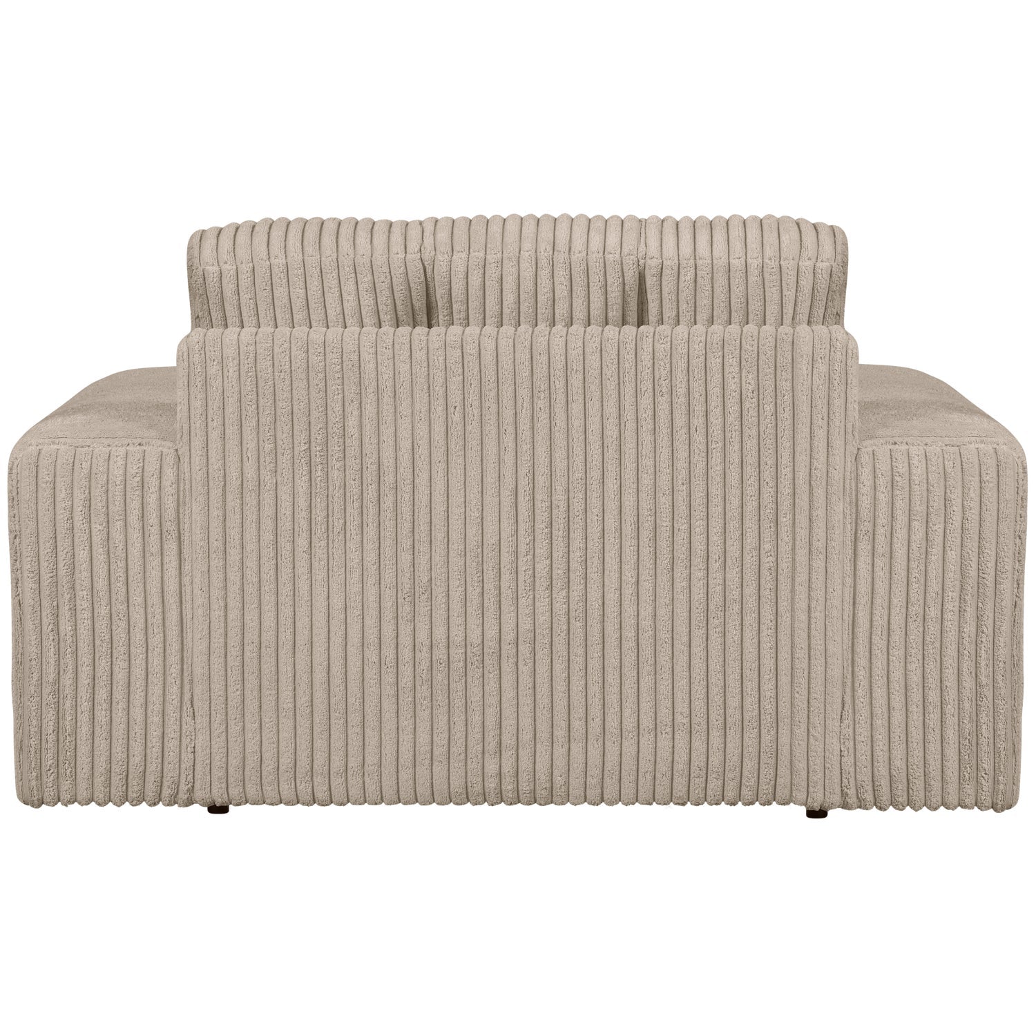 SECOND DATE beige corduroy loveseat sofa