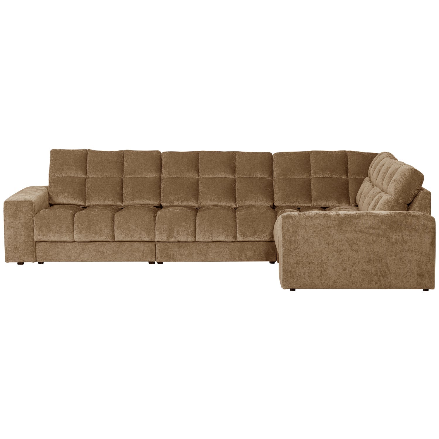 Right-facing corner sofa SECOND DATE sand