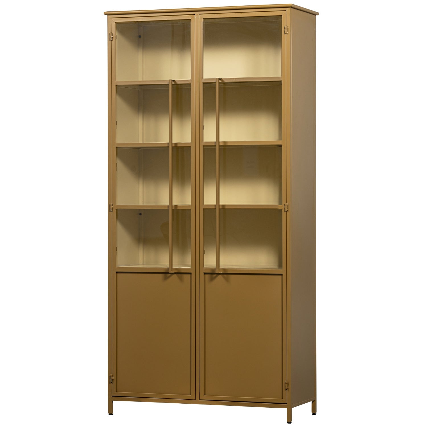 2-door display cabinet EXHIBIT honey