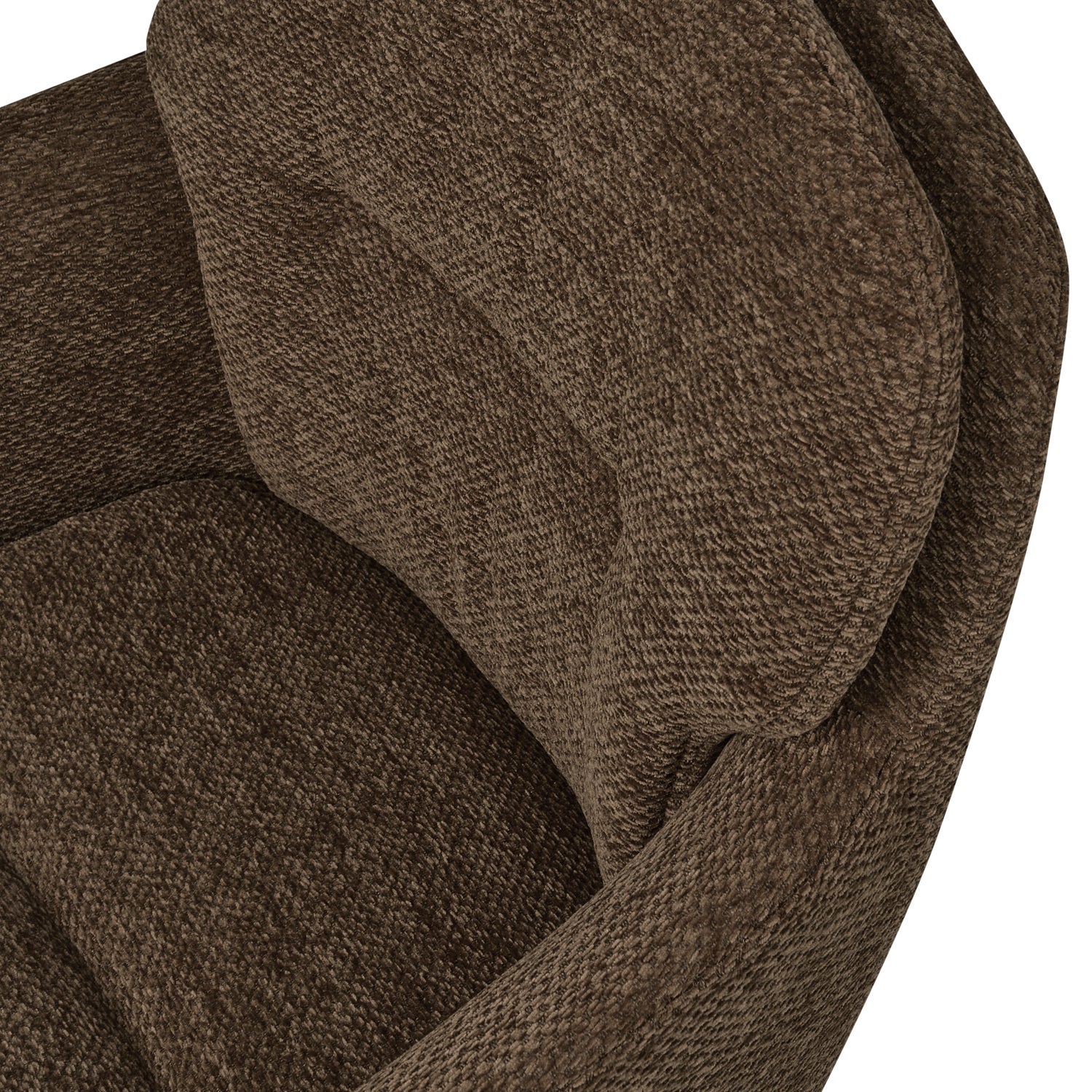 Židle RUNA hnědý šenil