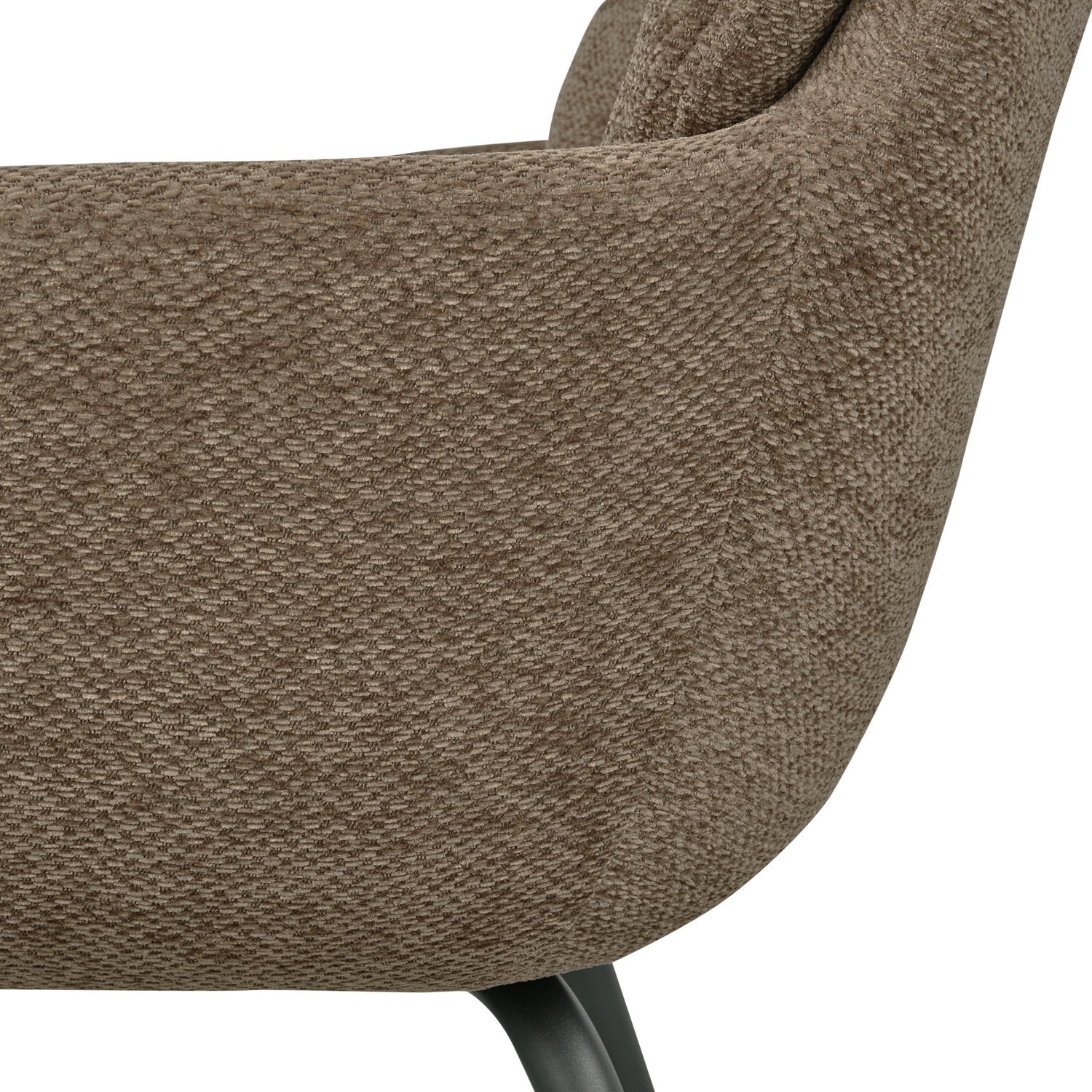 RUNA Chair dark sandy chenille