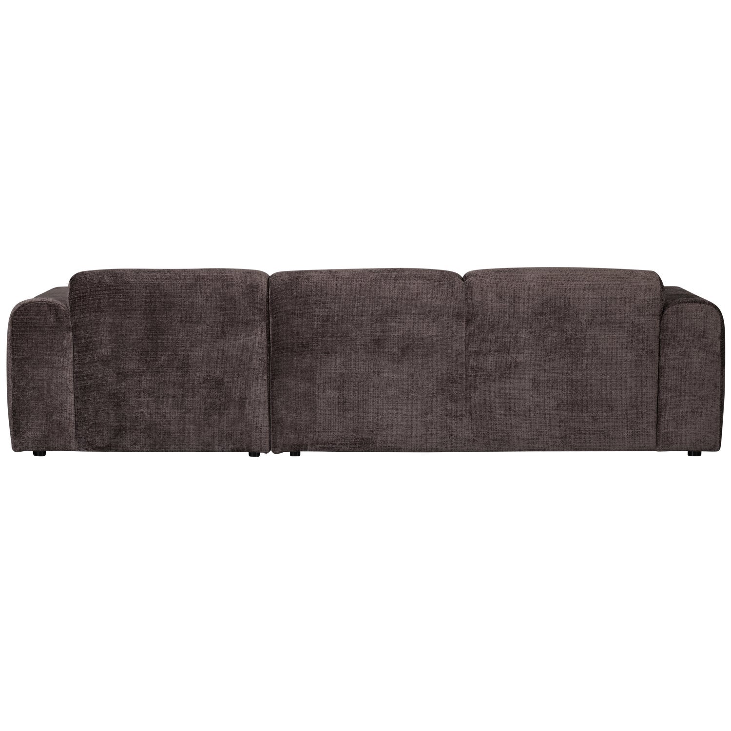 Right-facing modular CLOUD corner sofa in brown