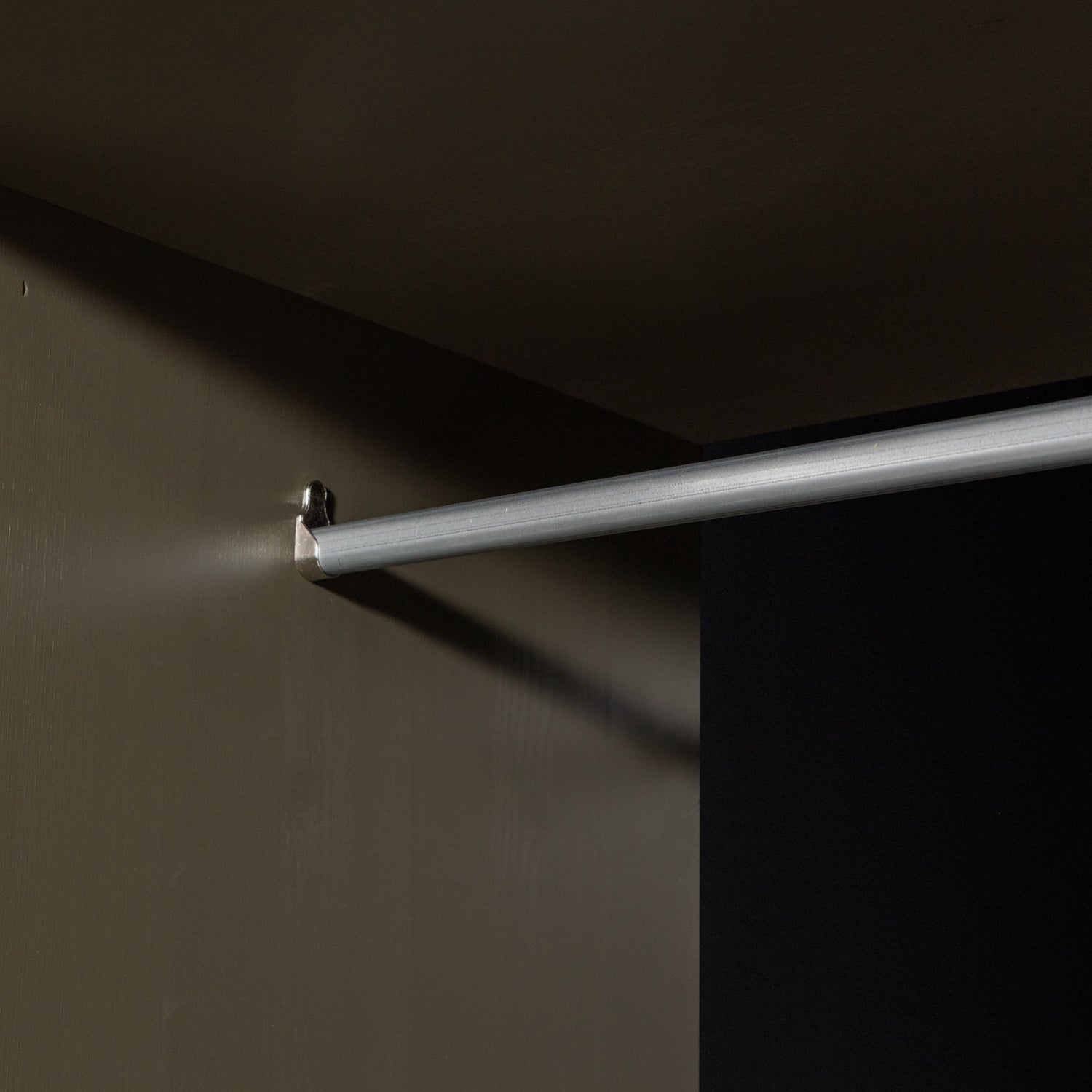 3-door wardrobe Alfie dark green pine