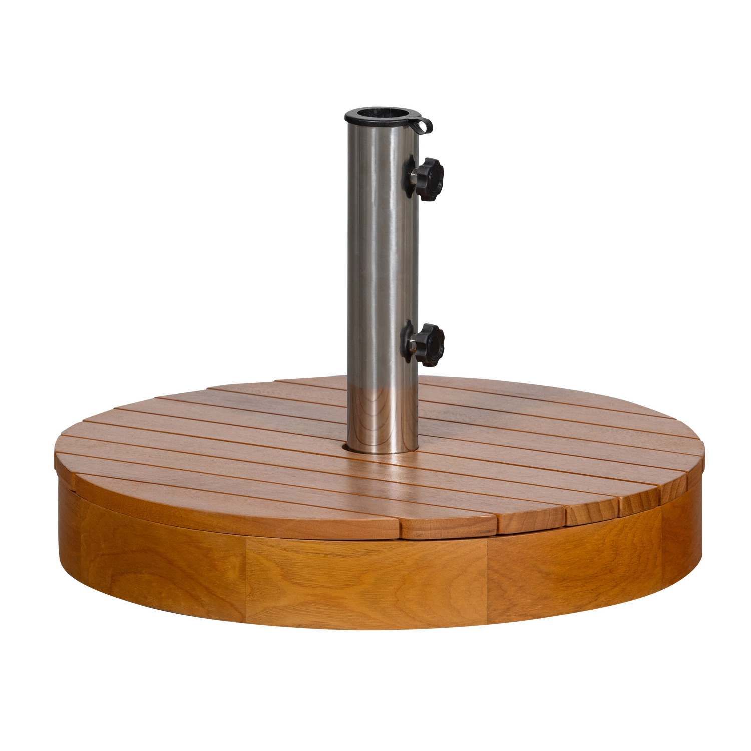 Zahradní slunečník MONICA zelený s béžovým podstavcem