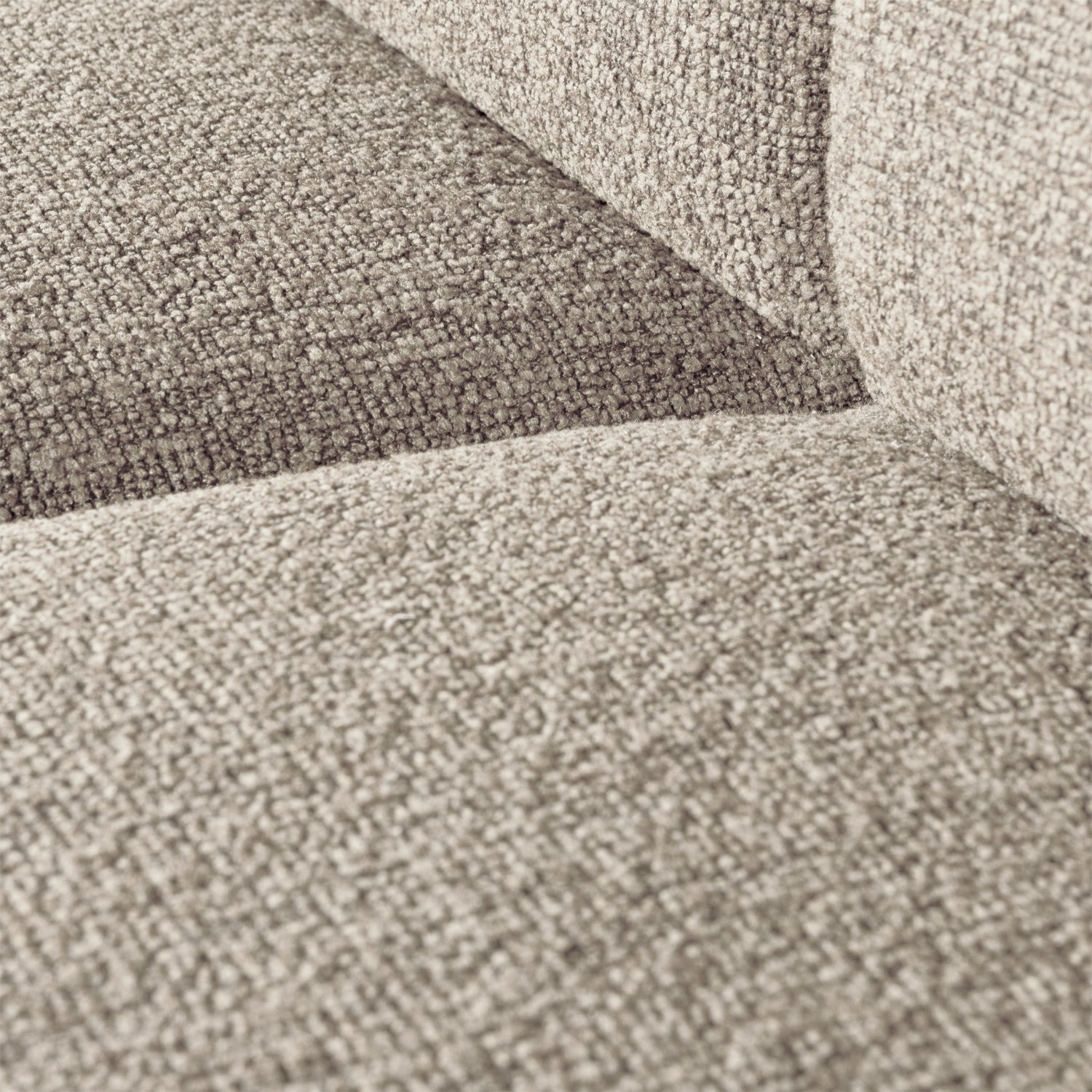 Sofa modułowa MOJO - element 1-osobowy beżowy melanż bouclé