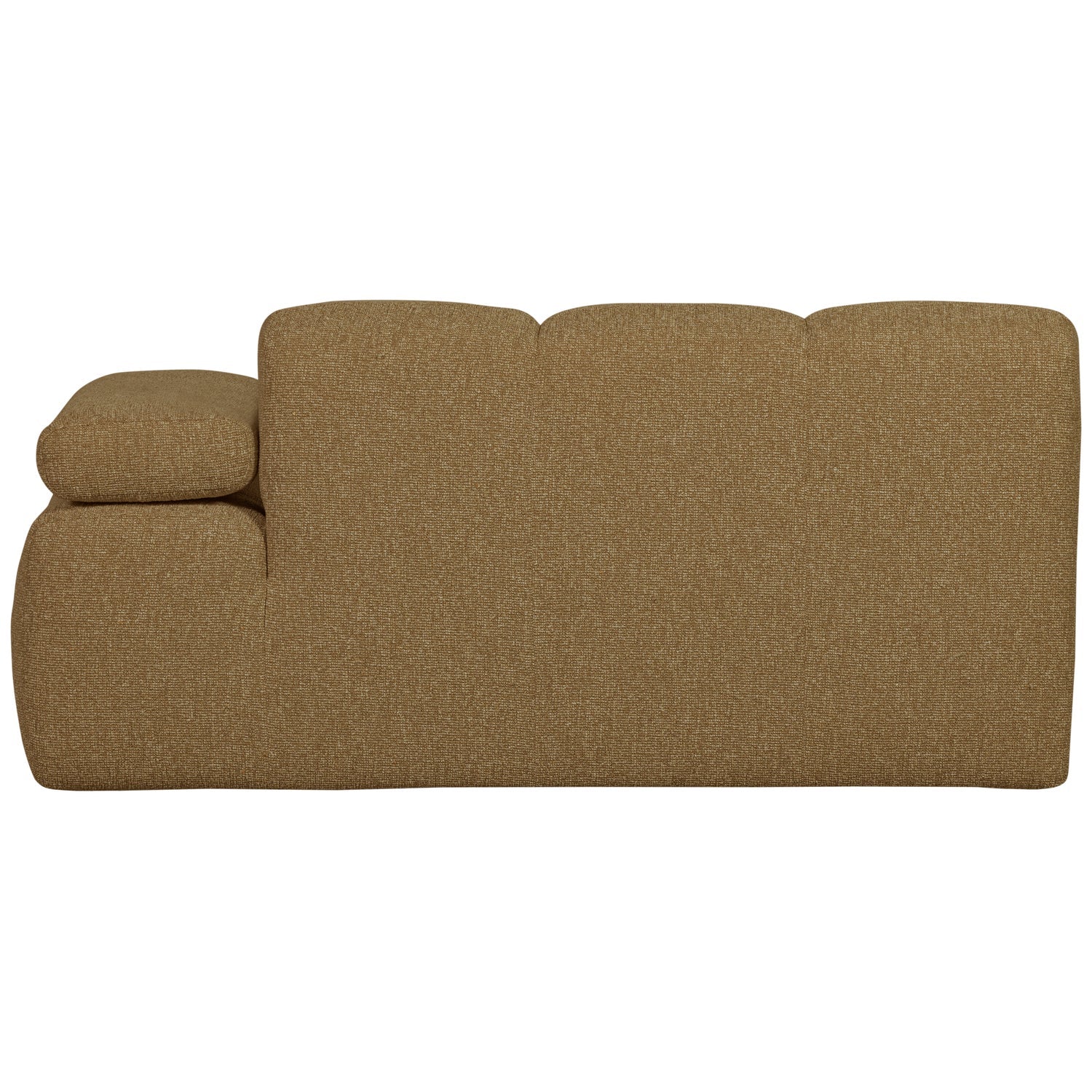 MOJO modular sofa - 1.5-seater right-hand element dark honey bouclé