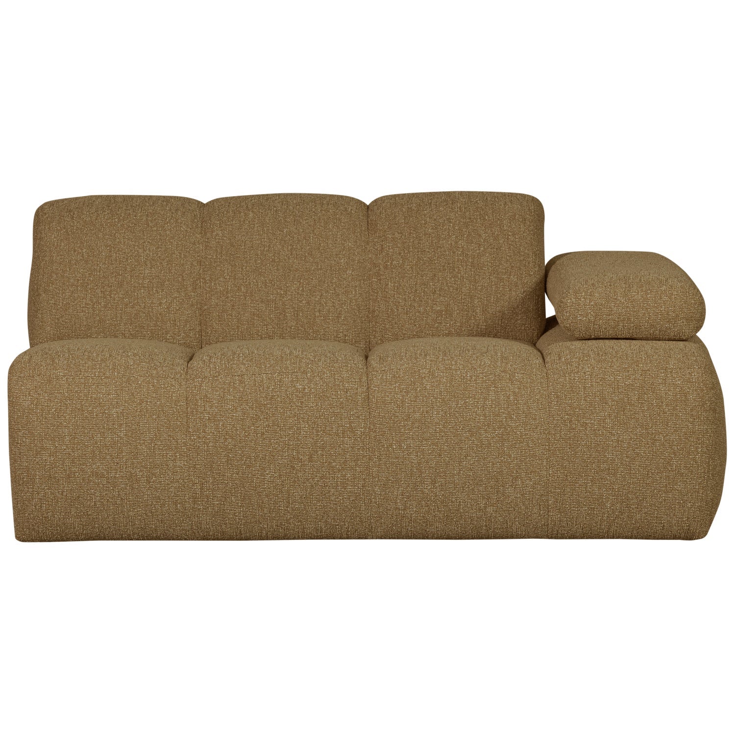 MOJO modular sofa - 1.5-seater right-hand element dark honey bouclé