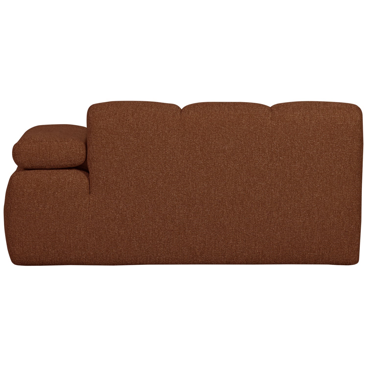 MOJO modular sofa - 1.5-seater right-hand brown bouclé element