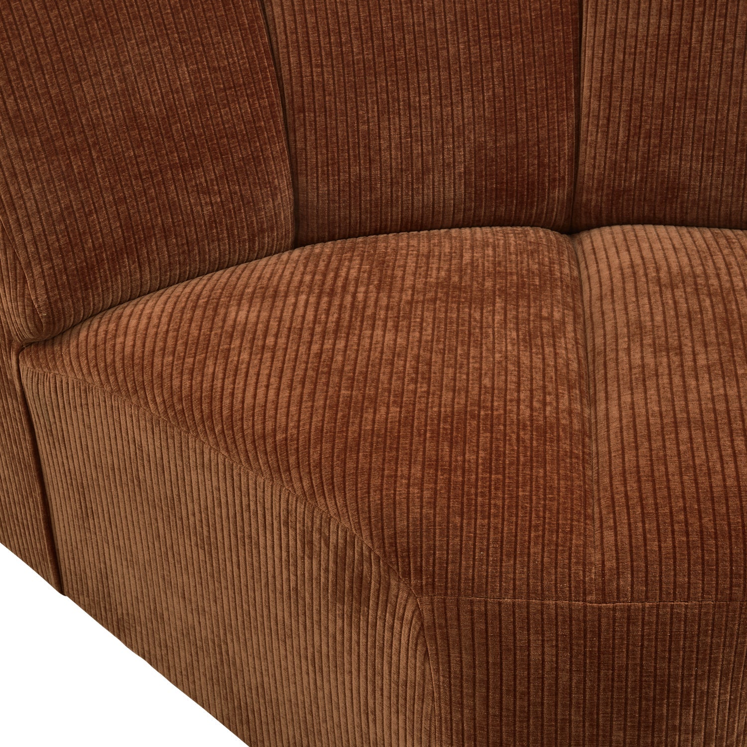 MOJO modular sofa - brown corduroy corner element