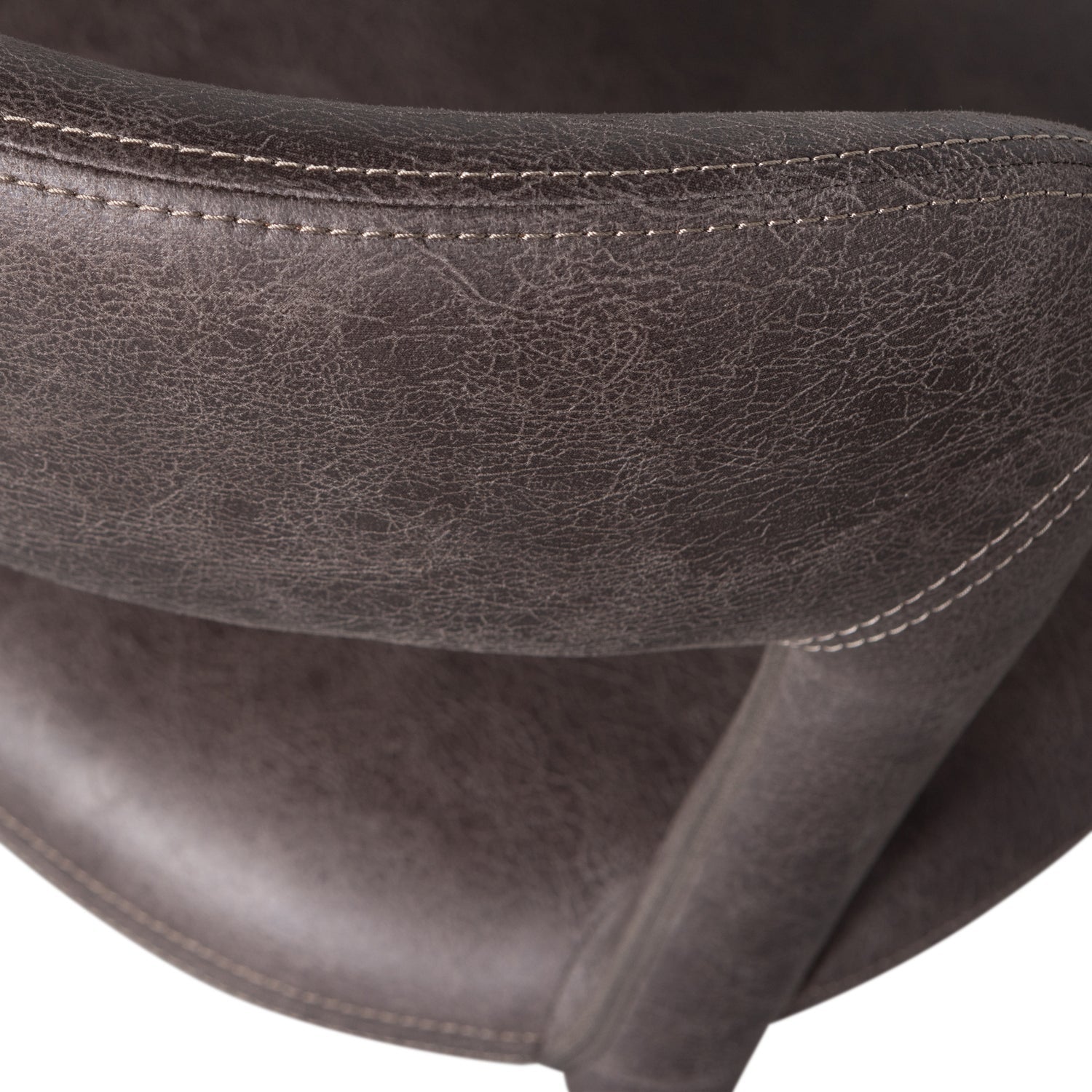 Židle NOBLE tmavě hnědá ekokůže