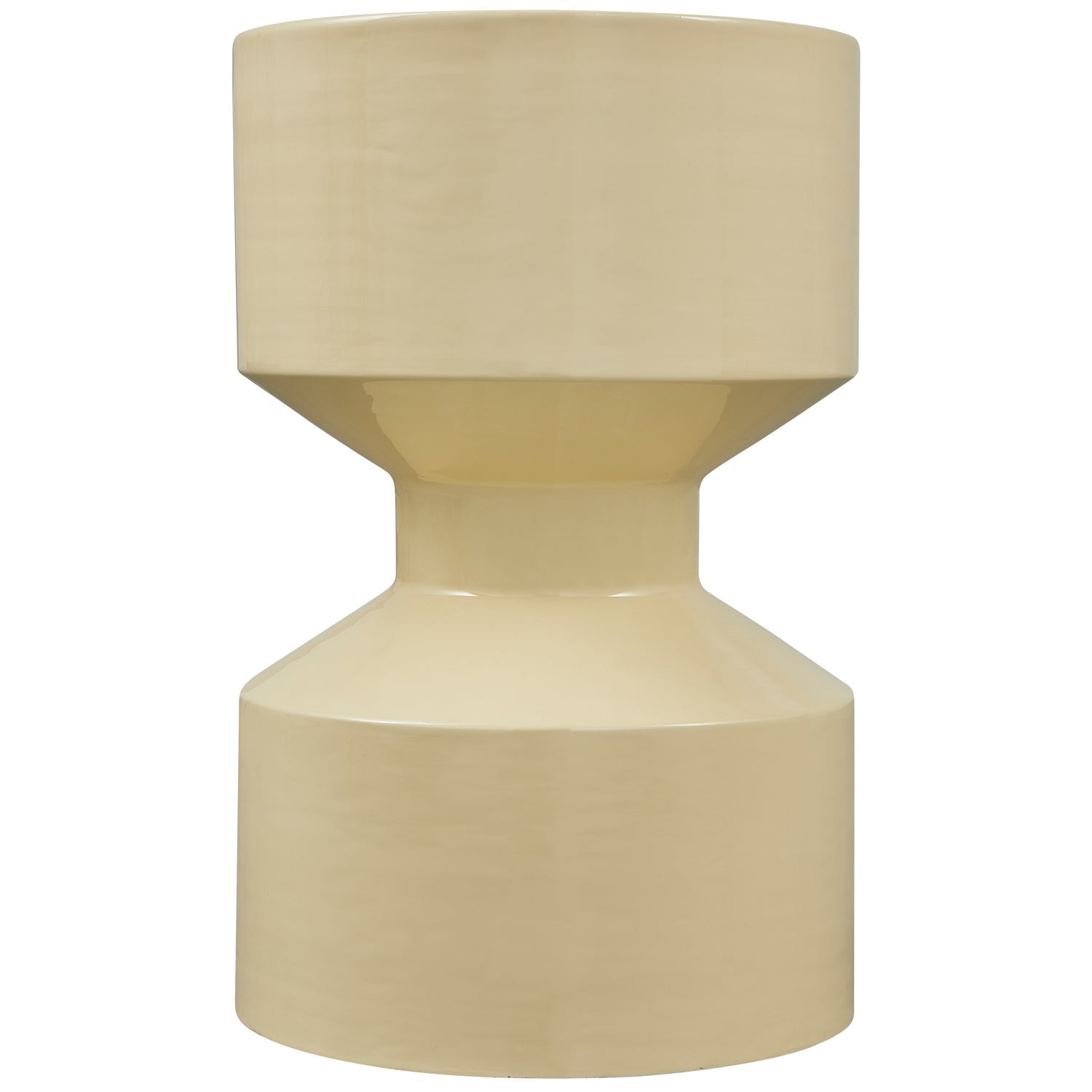 Stolik boczny HIDDE jasnożółty