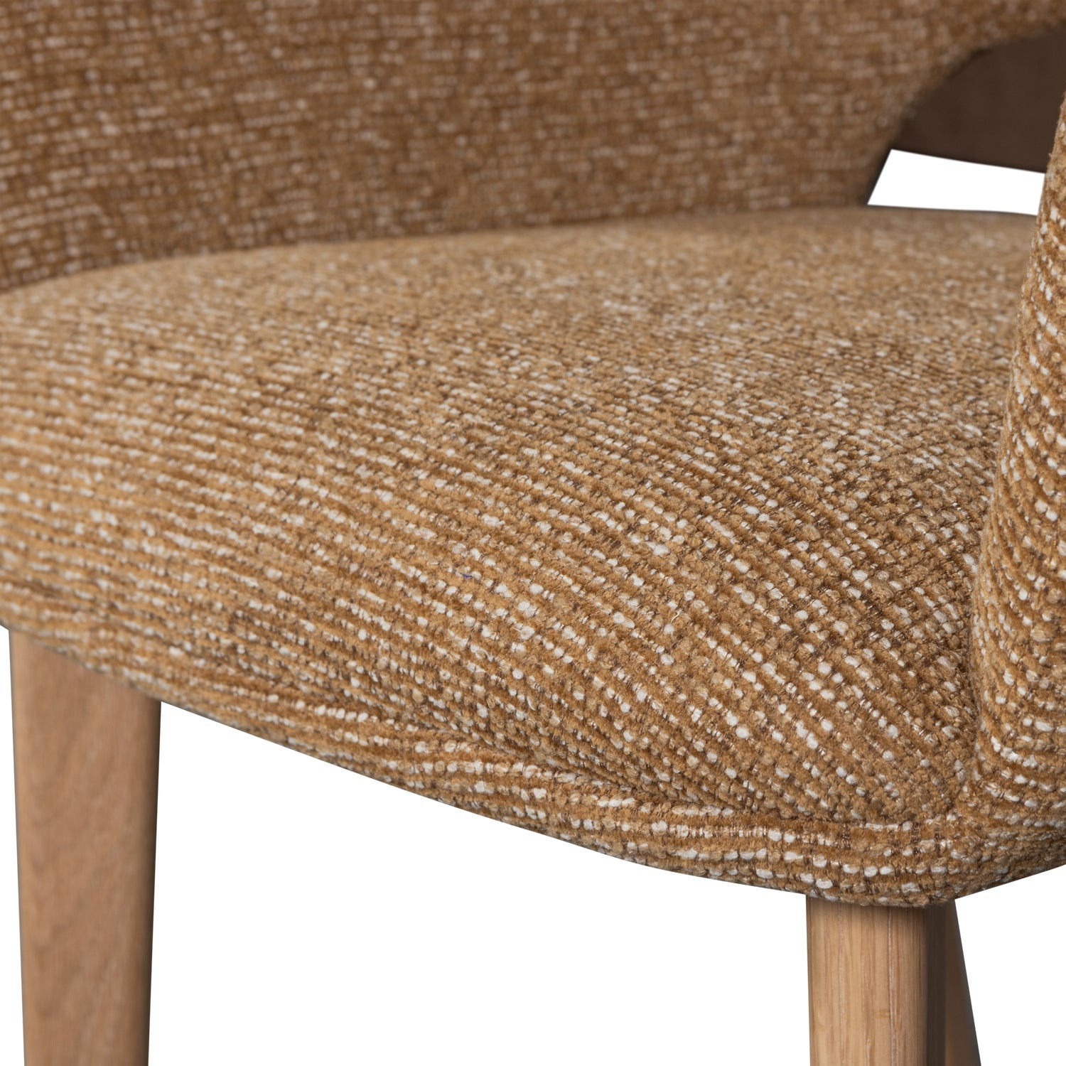 MURAT Chair brown with oak base