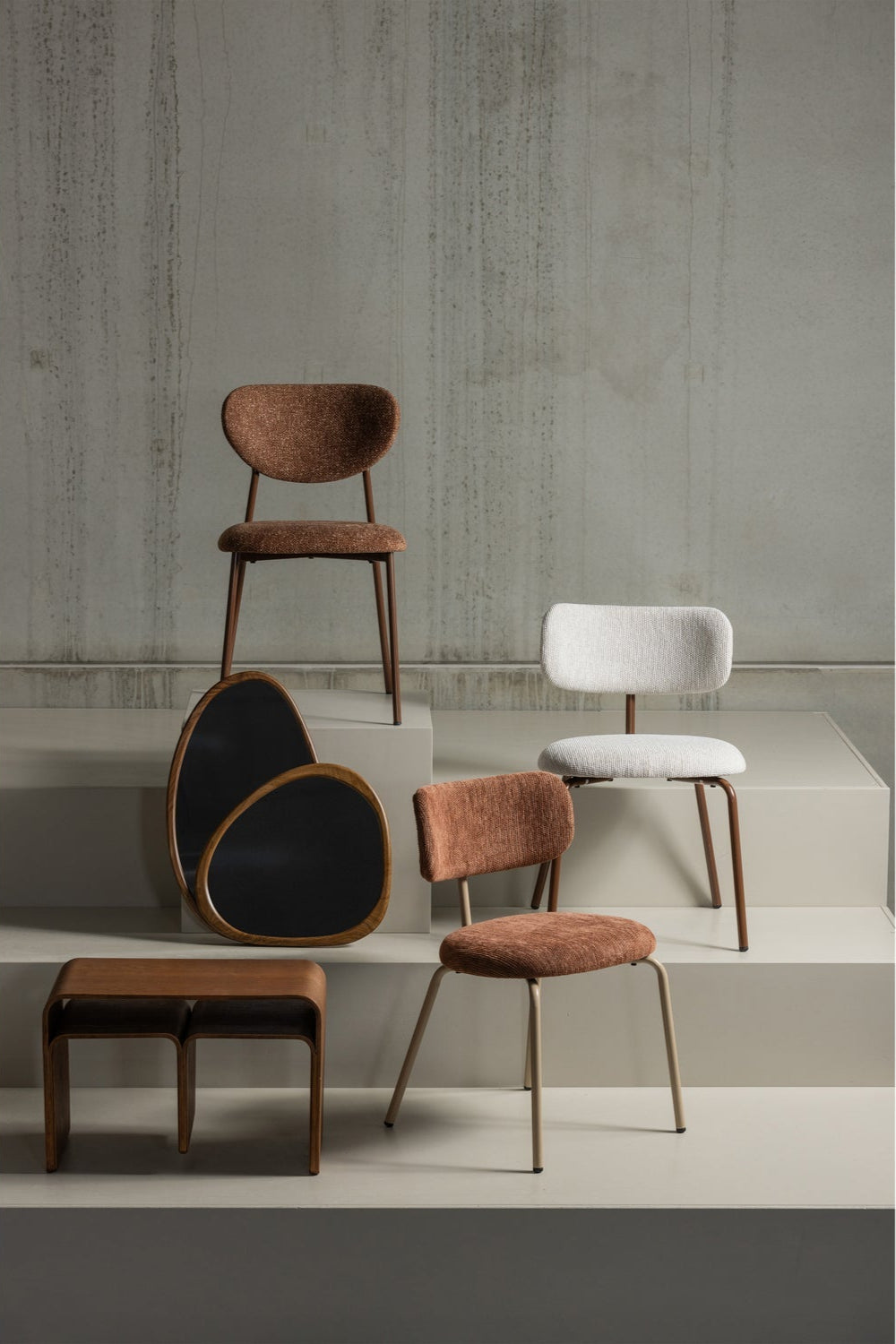 FREY brown side table