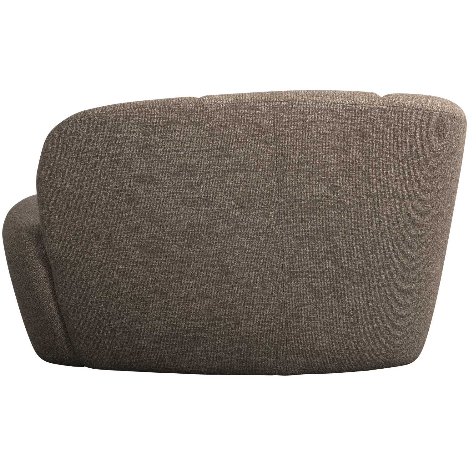 Sofa levostranná 2-osobová MOJO hnědý melange boucle