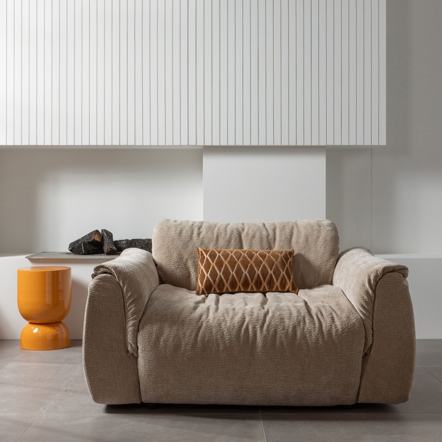 Křeslo BAGGY 3D pískové