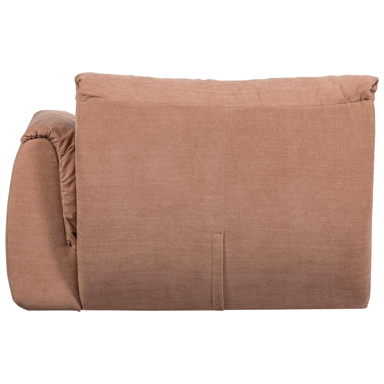 Modulární pohovka BAGGY - pravý prvek růžový