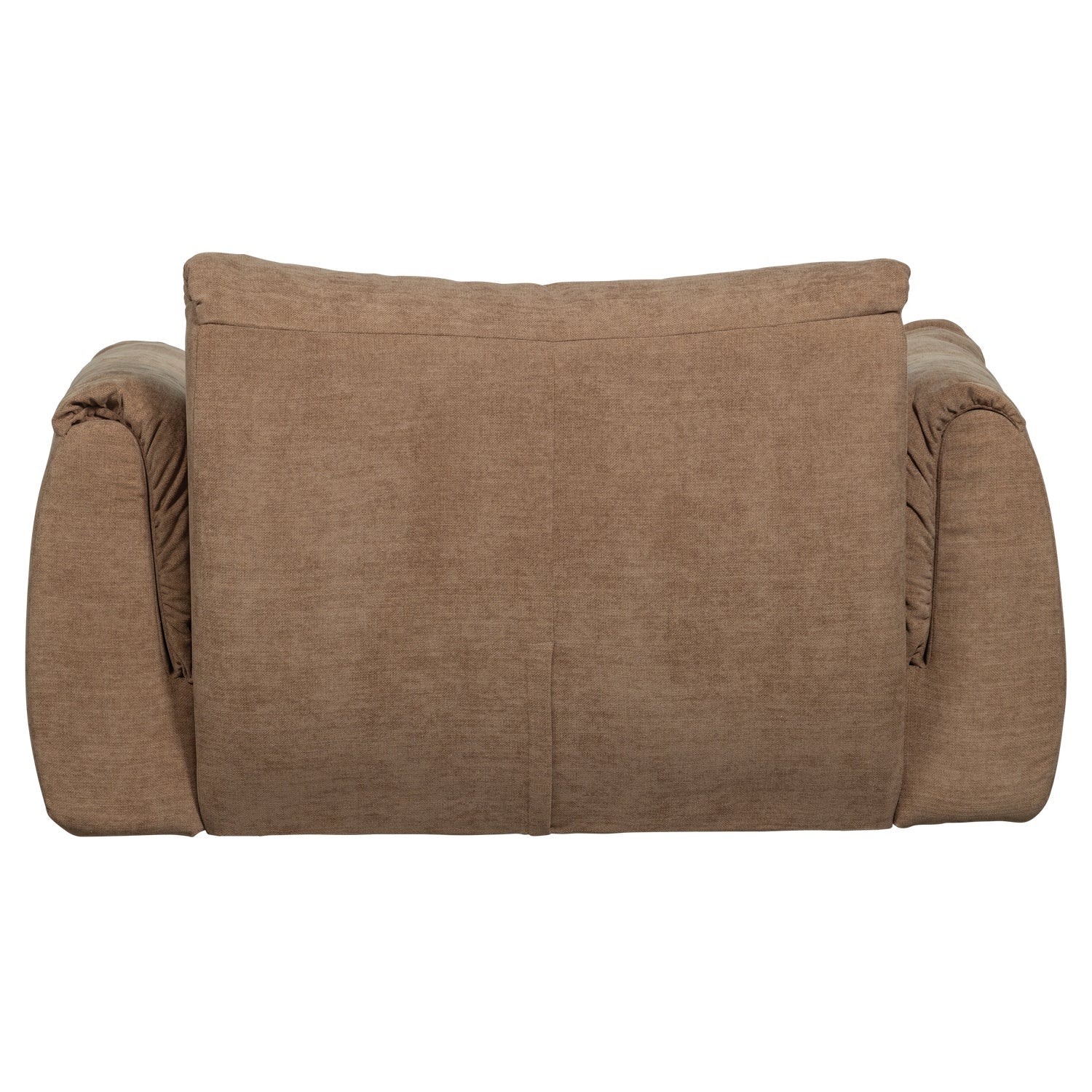 BAGGY brown armchair