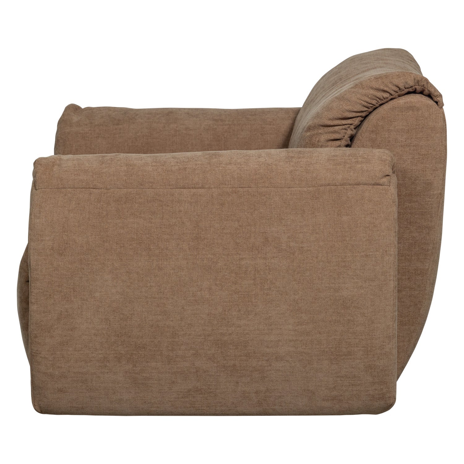 BAGGY brown armchair