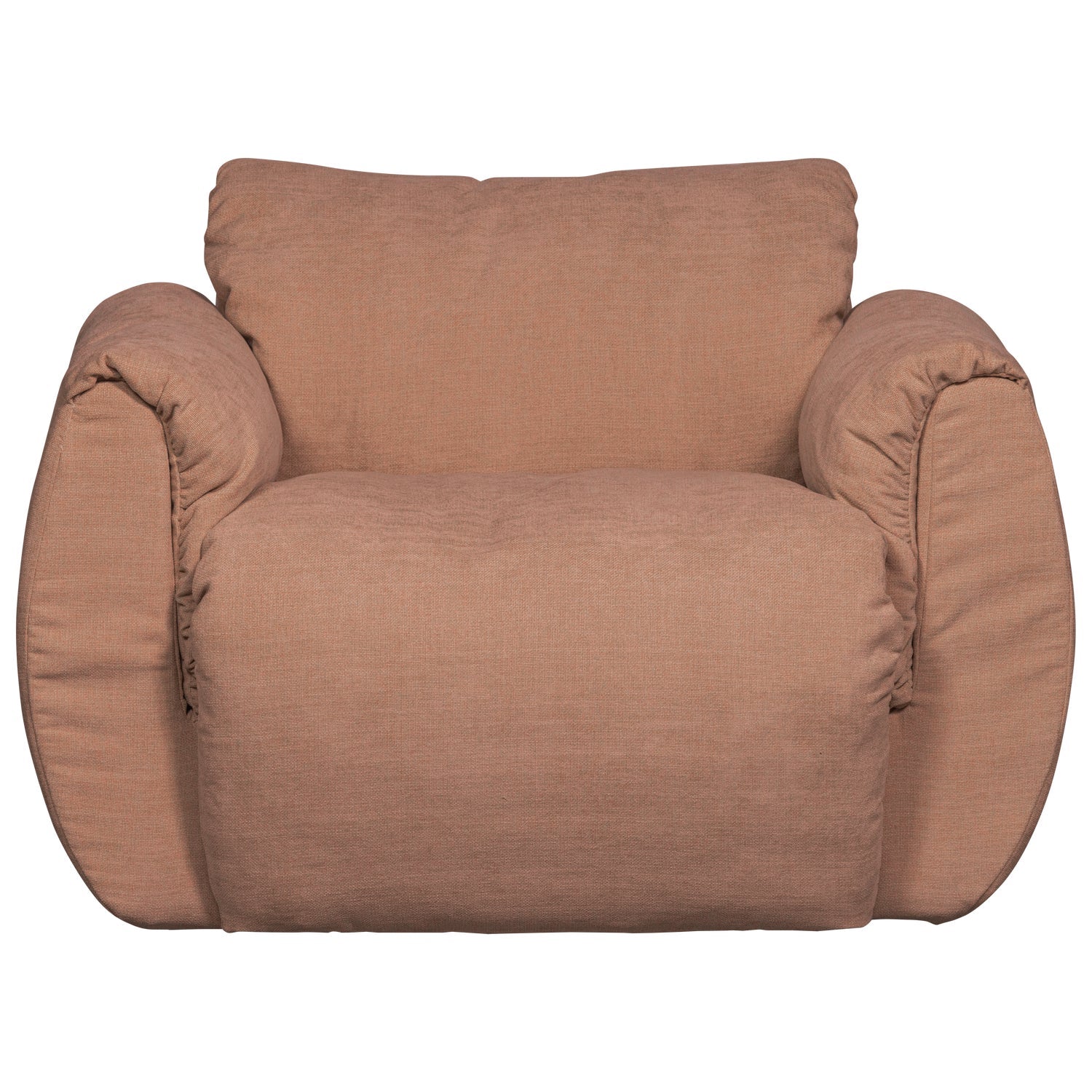 BAGGY pink swivel armchair
