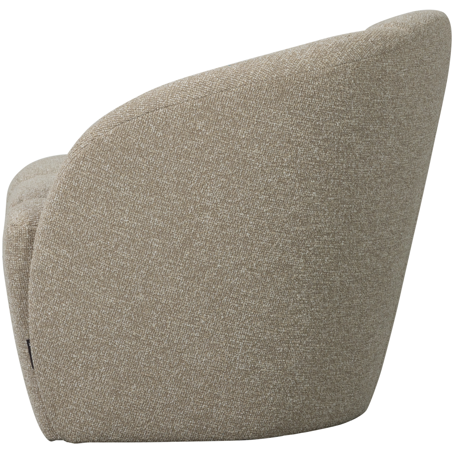 Right-facing 2-seater Sofa MOJO sand mélange boucle
