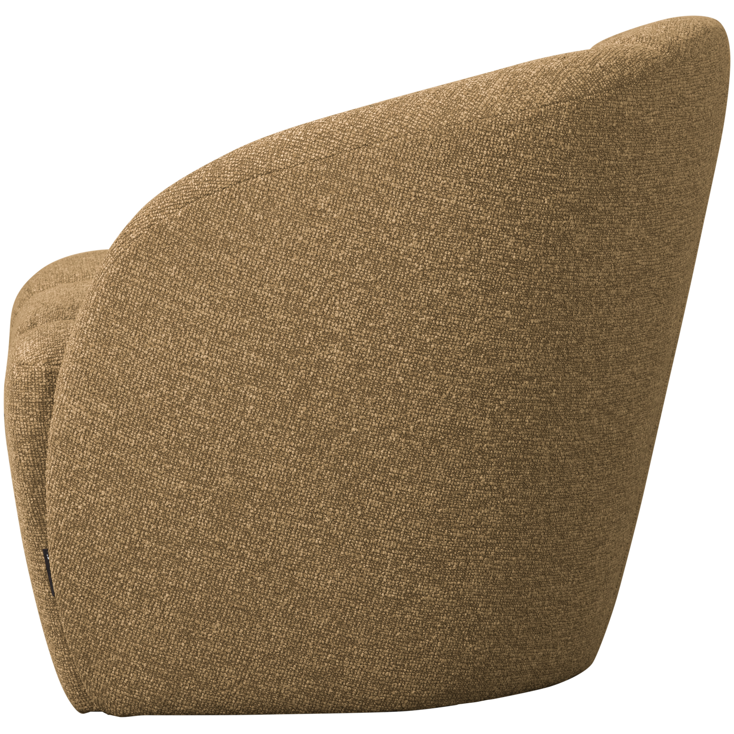 Pohovka pravostranná 2-osobová MOJO medový melír boucle