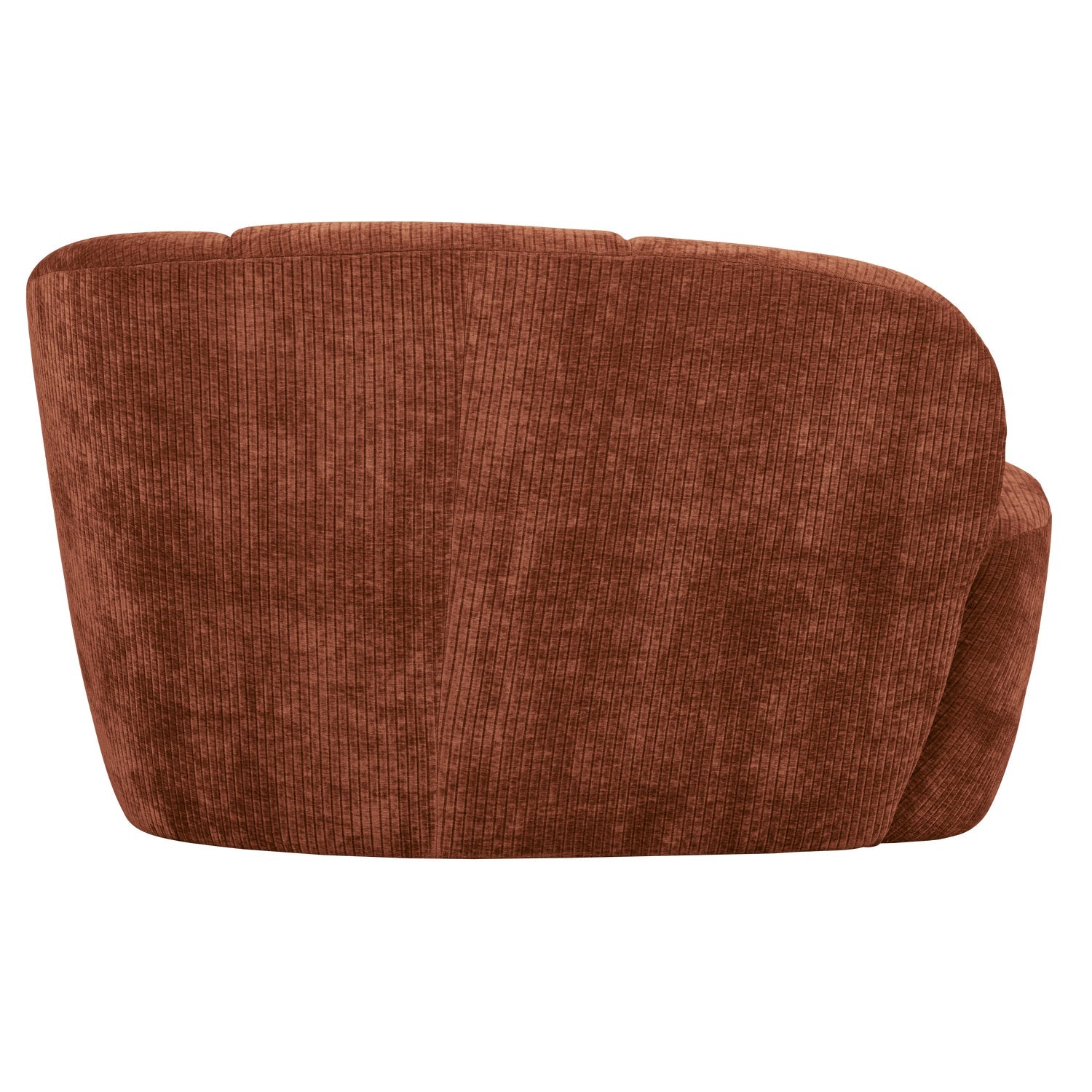 Pohovka pravostranná 2-místná MOJO hnědý samet