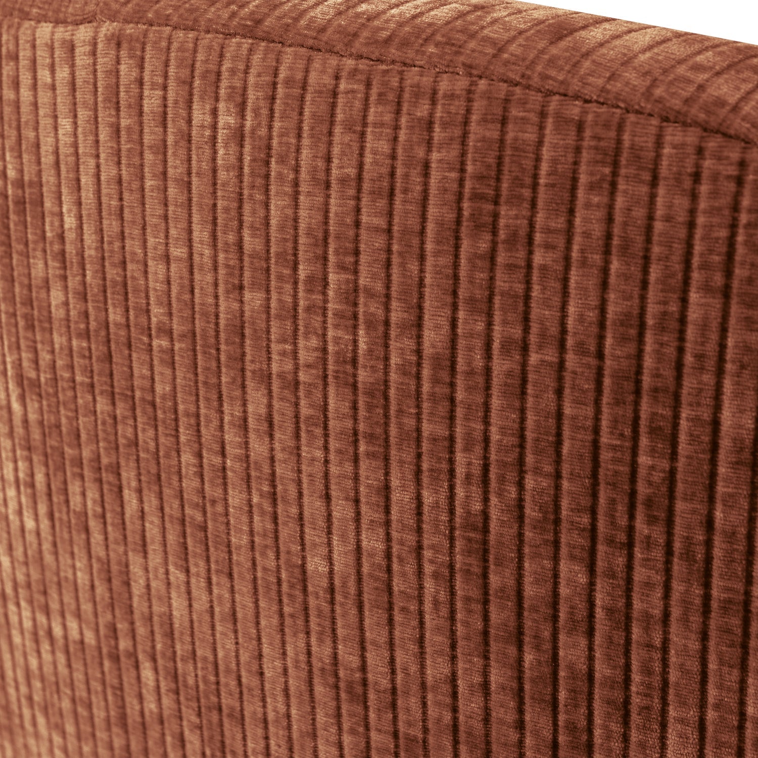 Pohovka pravostranná 2-místná MOJO hnědý samet