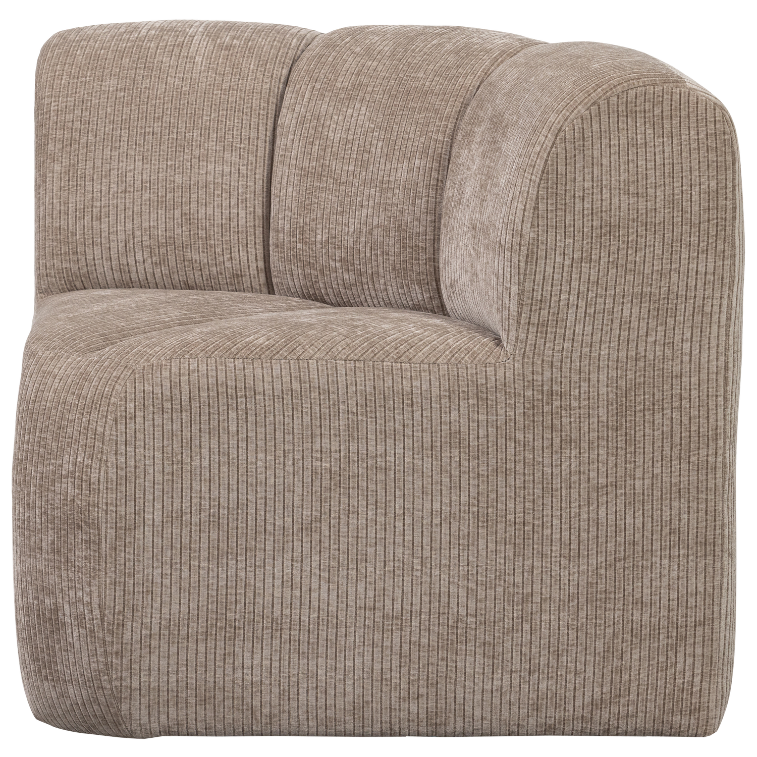 MOJO BENCH Modular Sofa - Sand Corduroy Corner Element