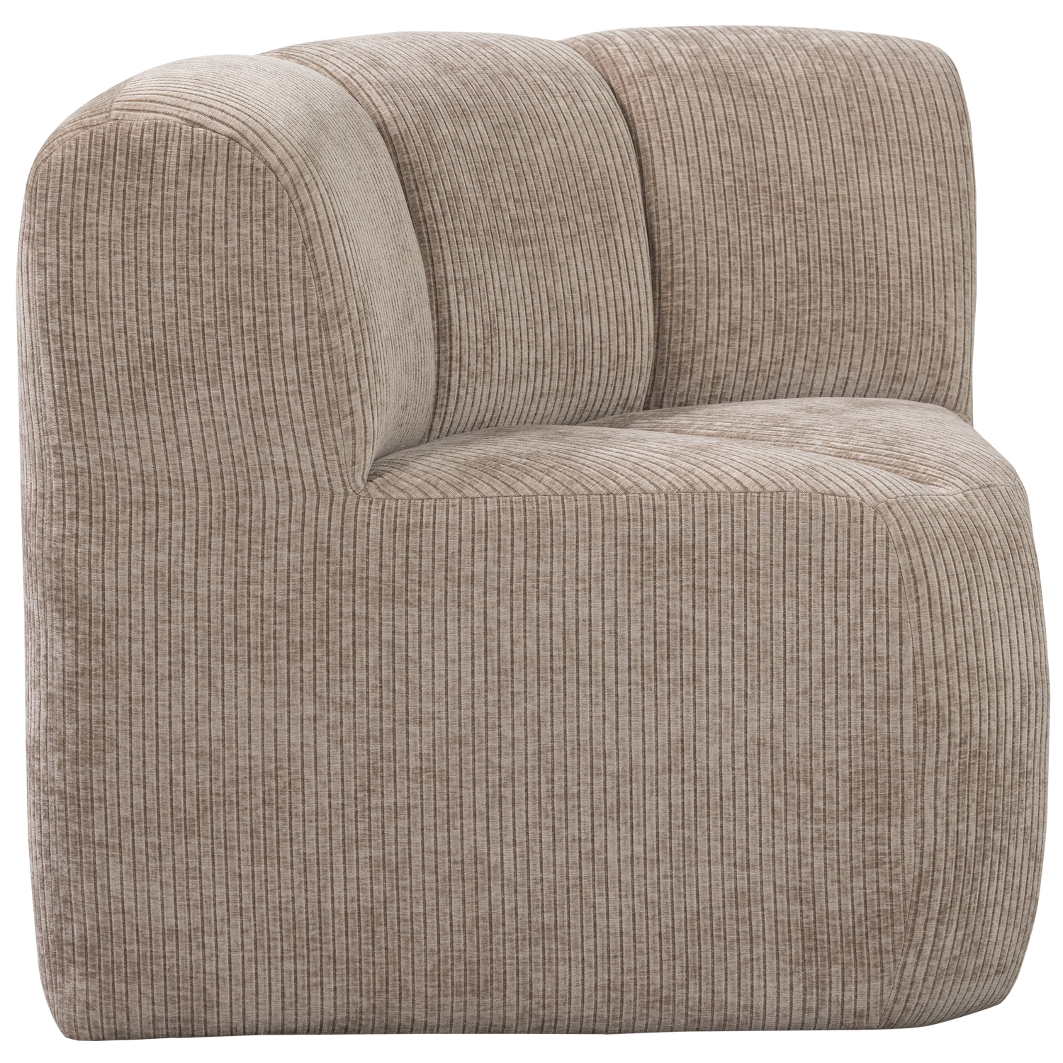 MOJO BENCH Modular Sofa - Sand Corduroy Corner Element