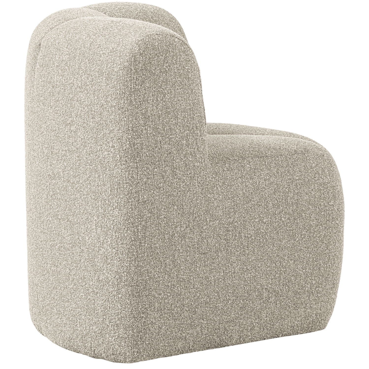 MOJO BENCH Modular Sofa - Beige Melange Boucle Corner Element