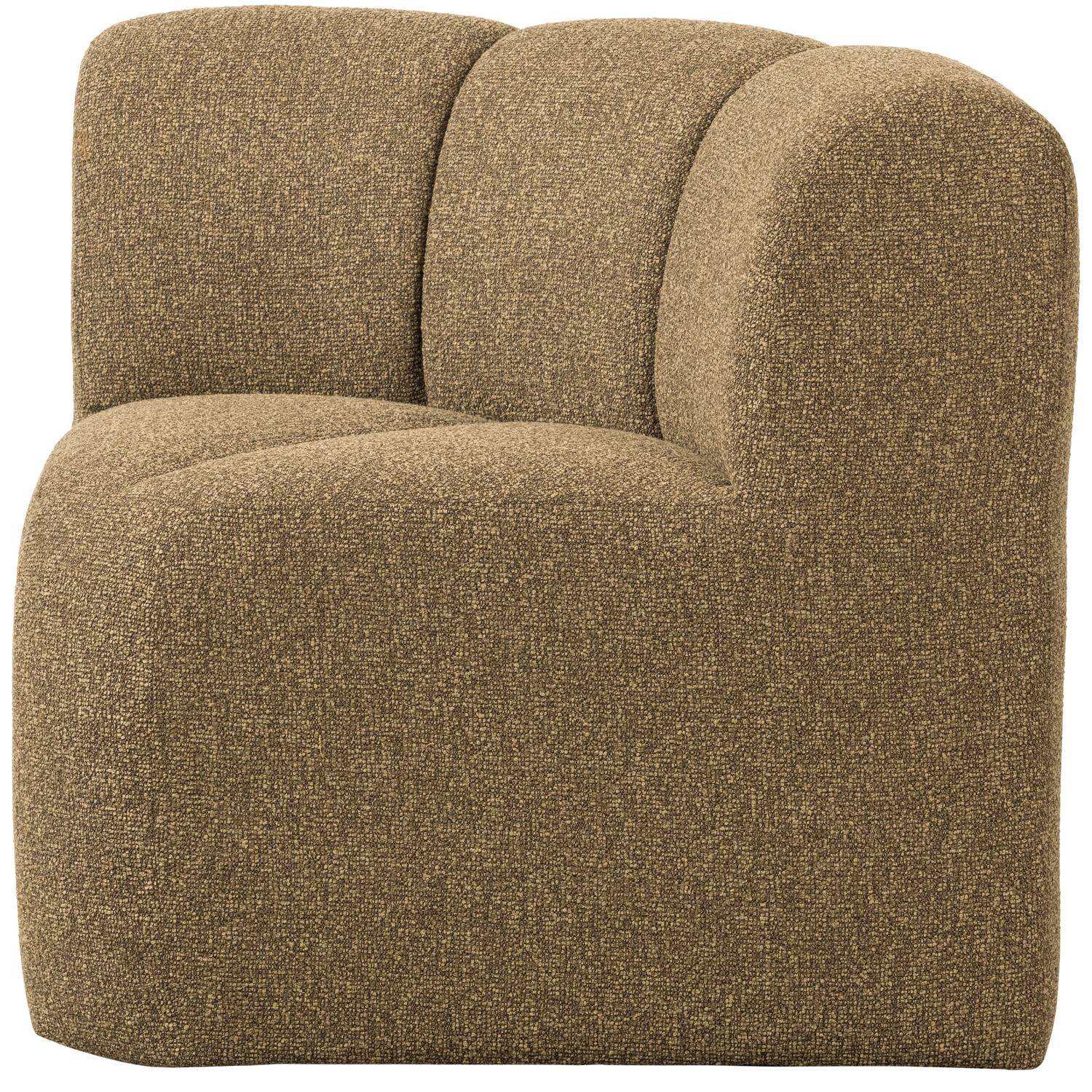 MOJO BENCH Modular Sofa - Honey Melange Boucle Corner Element