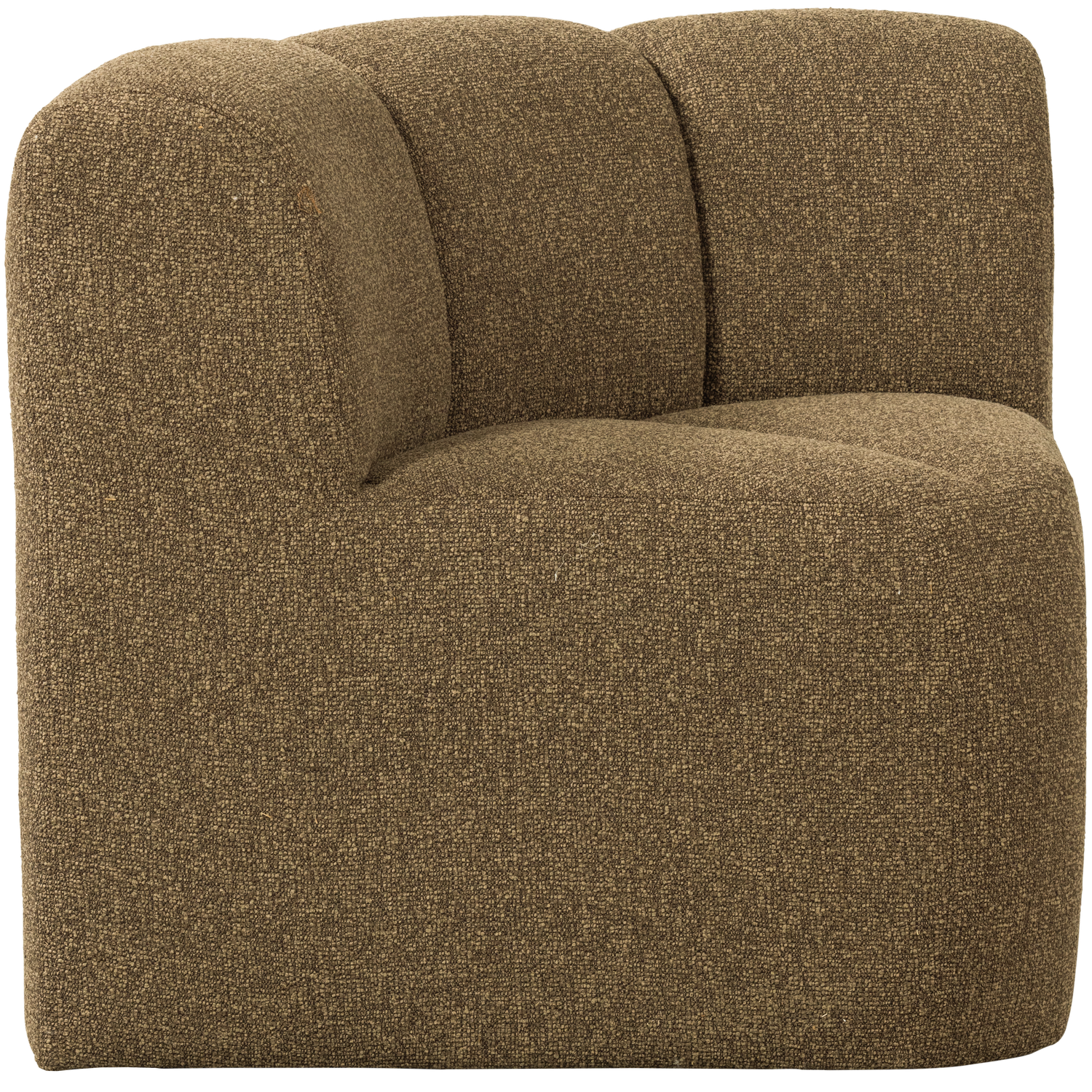 MOJO BENCH Modular Sofa - Honey Melange Boucle Corner Element