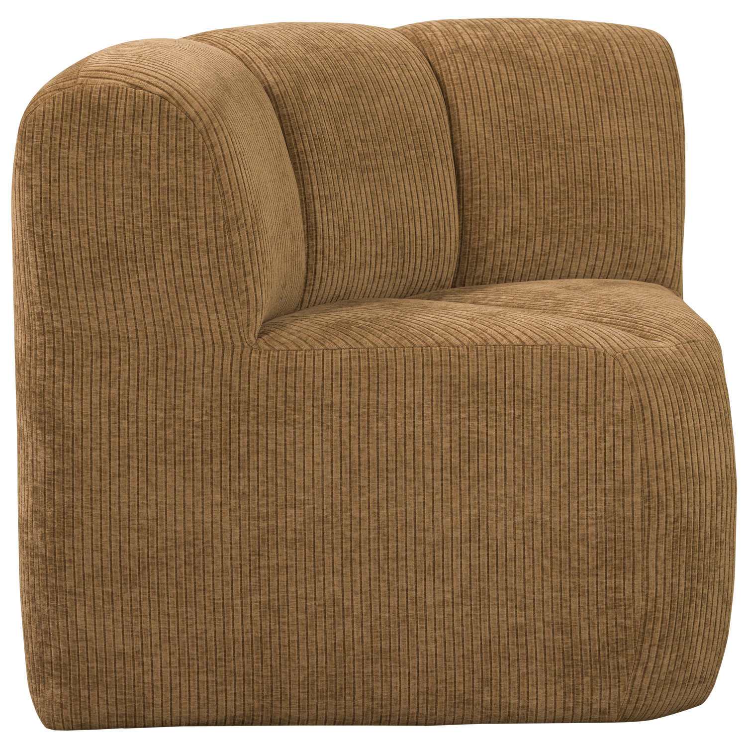 MOJO BENCH Modular Sofa - Honey Corduroy Corner Element